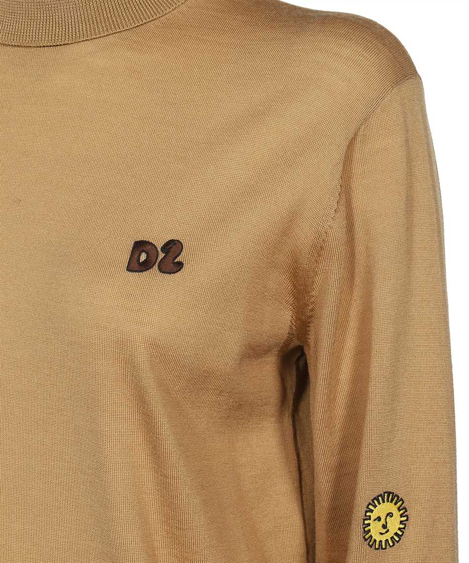 Shop Dsquared2 Wool Sweater In Camel