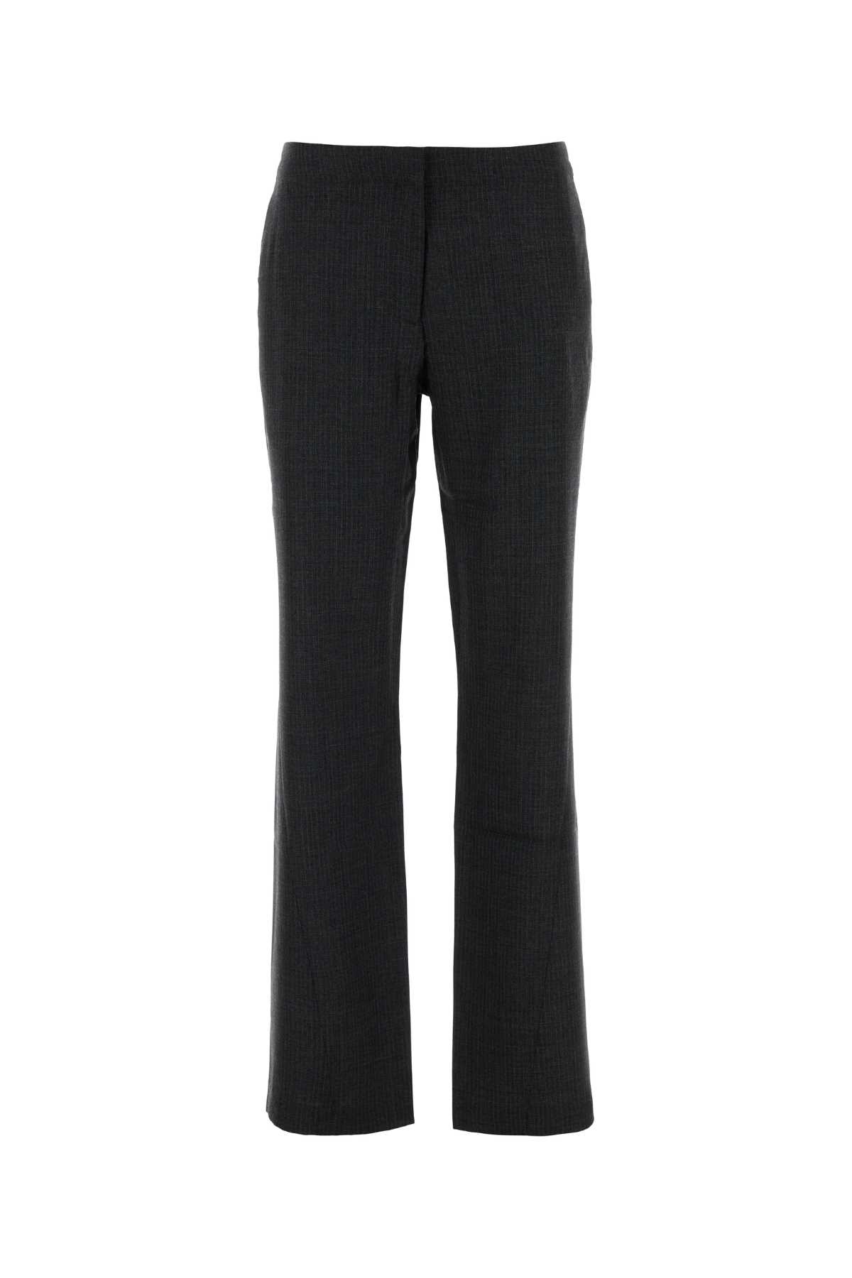 Our Legacy Embroidered Wool Pant In Black
