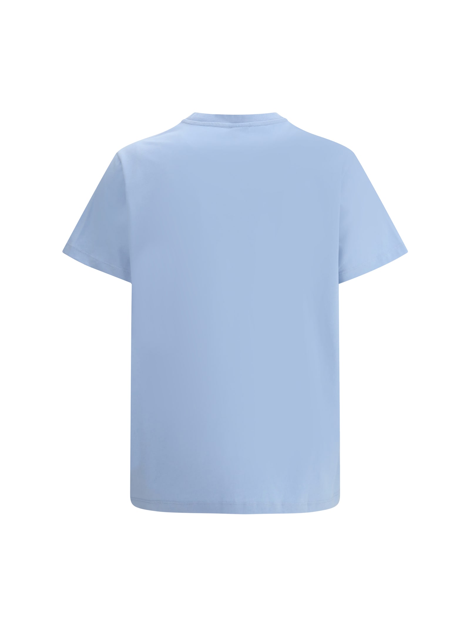 Ganni Have A Nice Day T-shirt In Blue