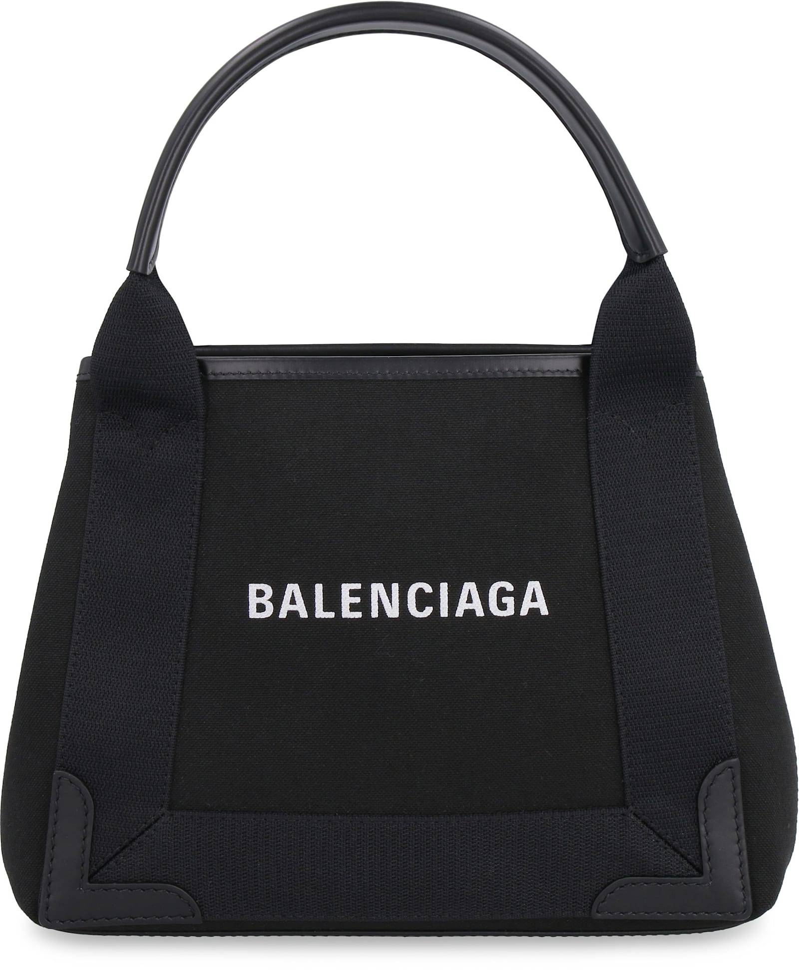 Shop Balenciaga Cabas Xs Canvas Tote Bag In Black