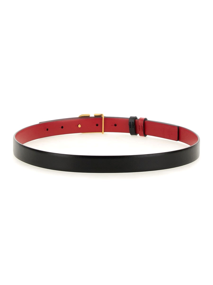 Valentino Garavani Women Vlogo Signature Reversible Belt In Multicolour