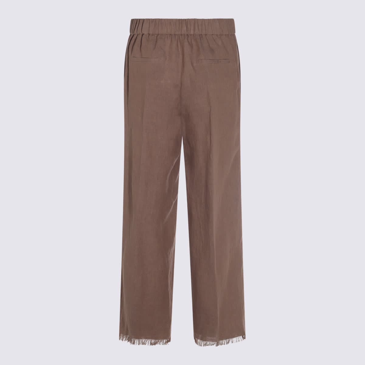 Shop Antonelli Brown Linen Pants