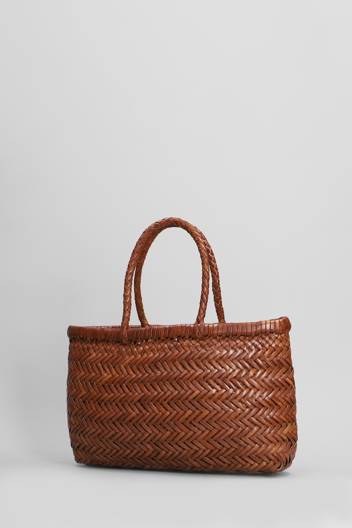 Dragon Diffusion Mini Flat Gora Baske Hand Bag In Leather Color Leather In Leather Color