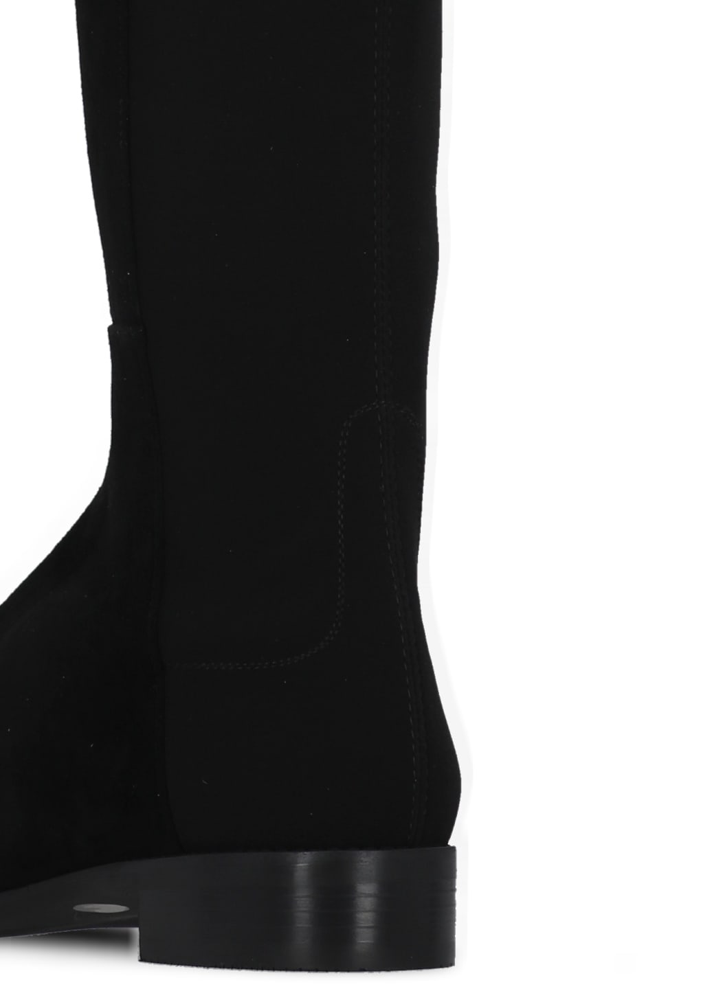 Shop Stuart Weitzman Suede Leather Boots In Black