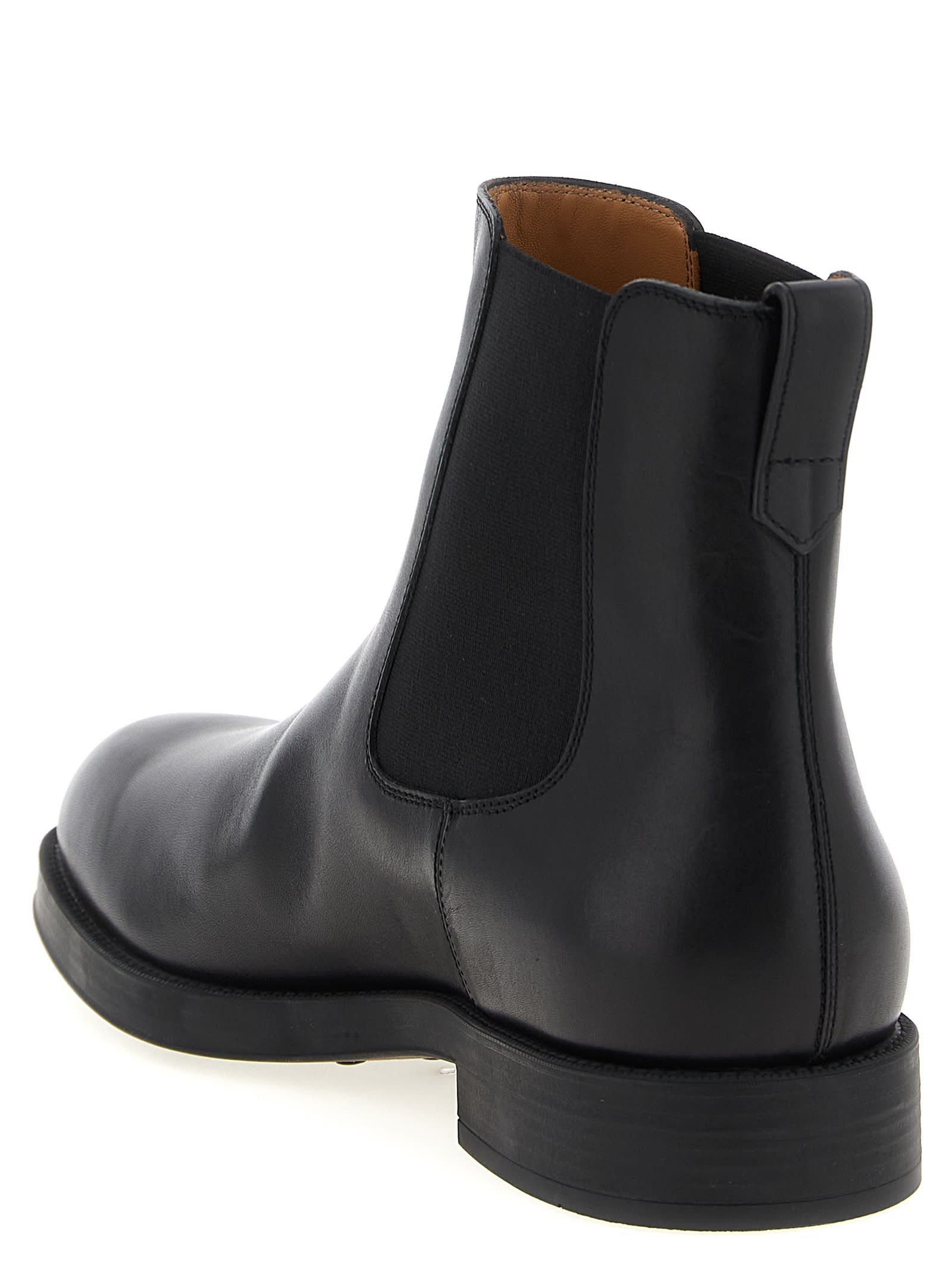 Tod's Leather Chelsea Boots In Black