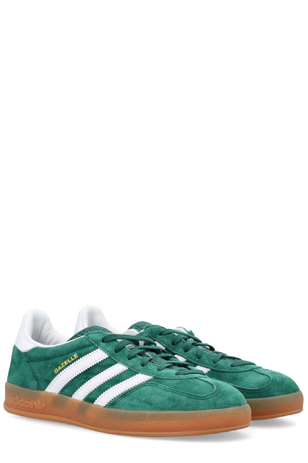 Adidas Originals Low Top Suede Sneakers With Rubber Sole In Cgreen/ftwwht/gum2