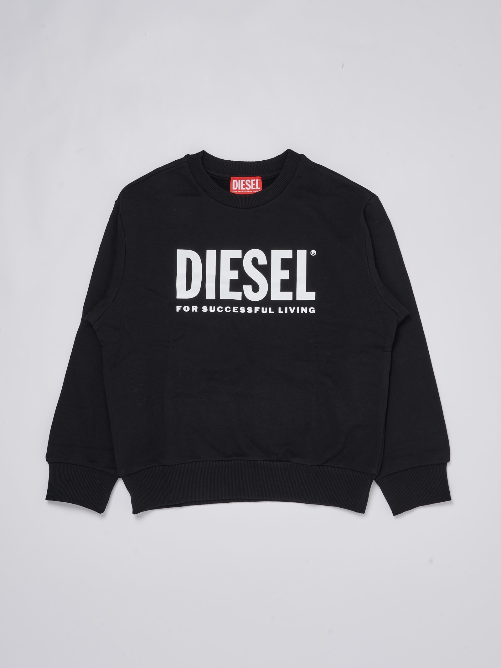 Shop Diesel Sweatshirt Sweatshirt In Nero