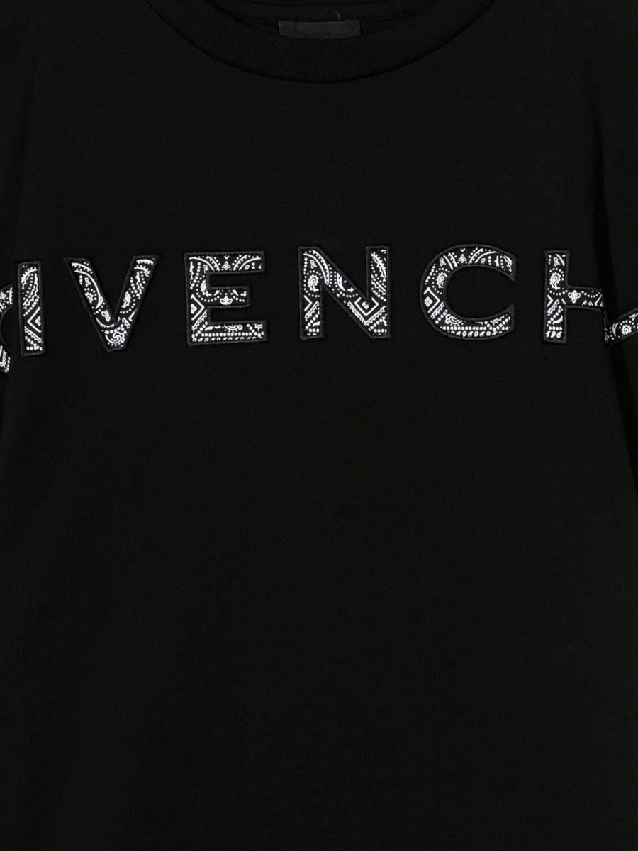 Givenchy 4g Logo Patch T-shirt In Black