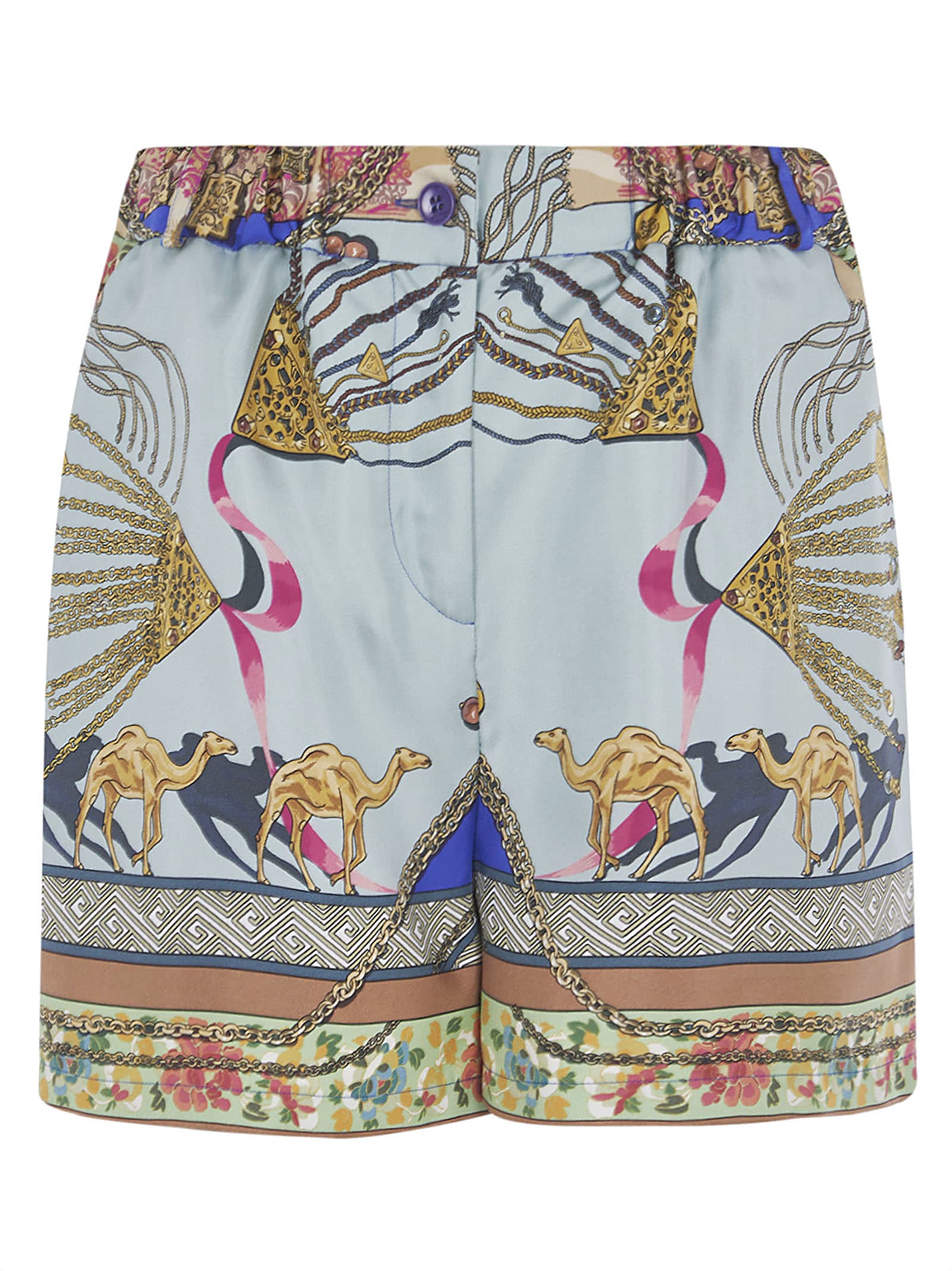 ETRO PRINTED ALL-OVER SHORTS,11231012