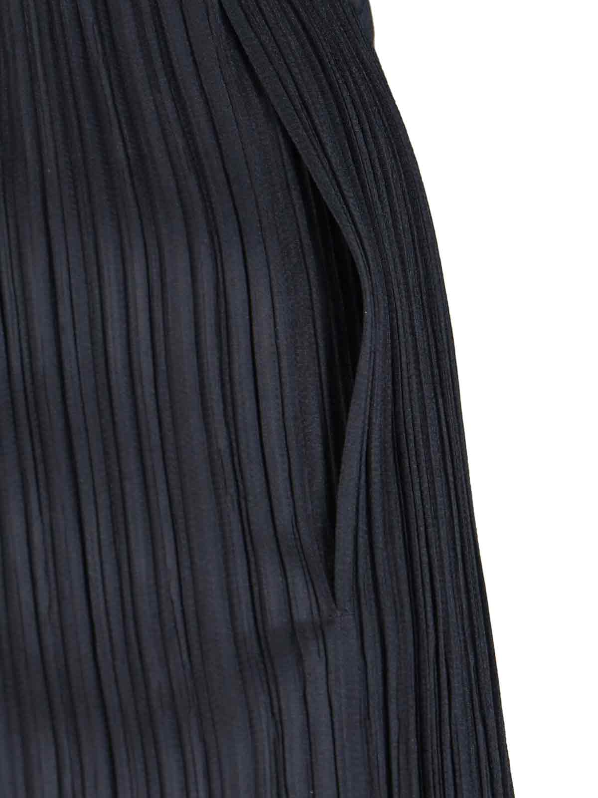 Issey Miyake Polyester Pants In Black