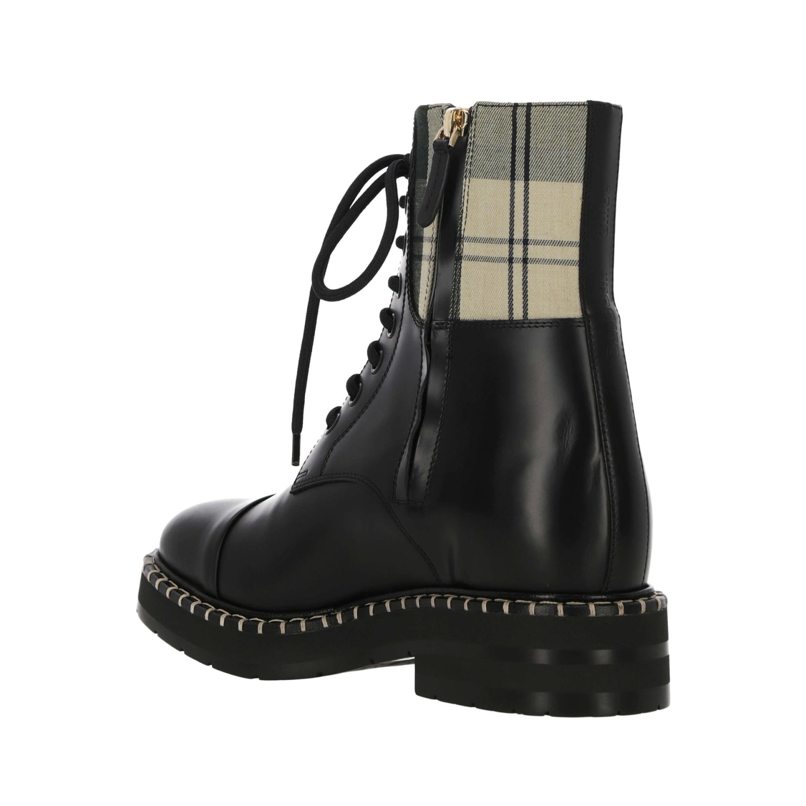 Shop See By Chloé Barbour X Chloe Boots In Black
