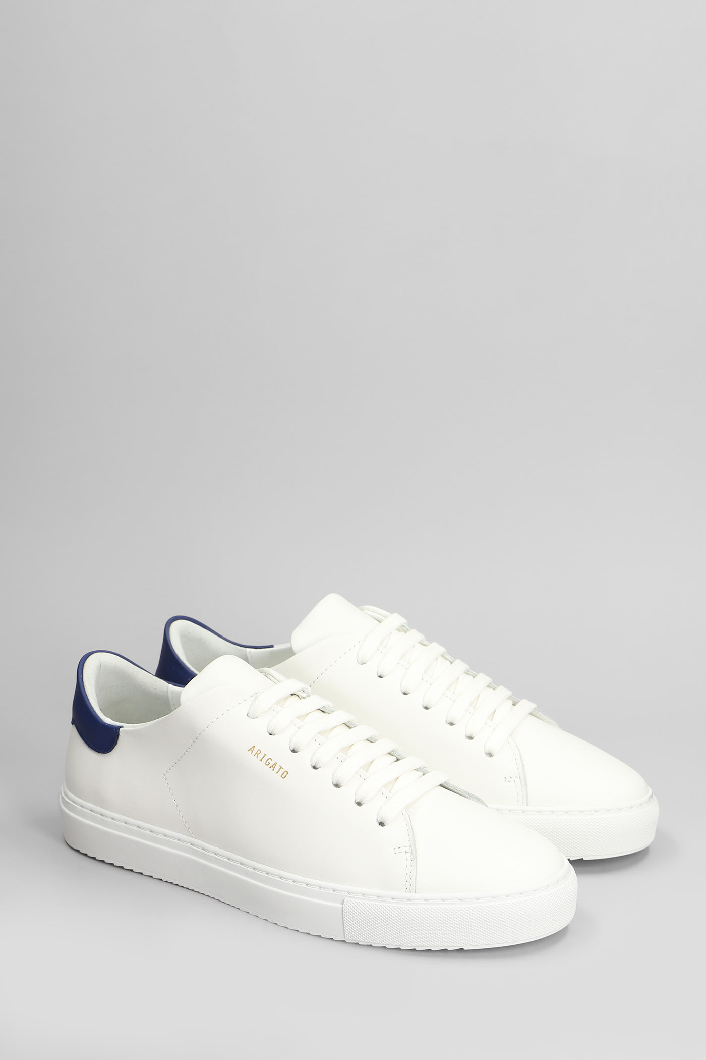 Axel Arigato Clean 90 Sneakers In White Leather In Multi