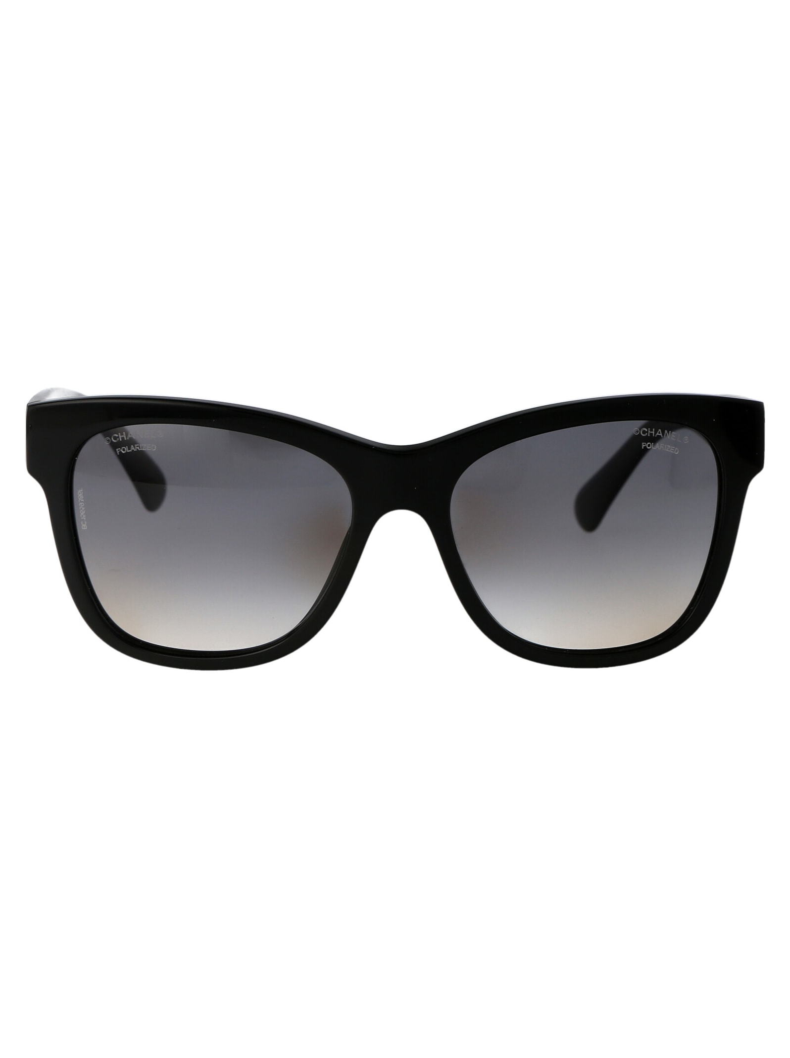 Pre-owned Chanel 0ch5380 Sunglasses In C501s8 Black