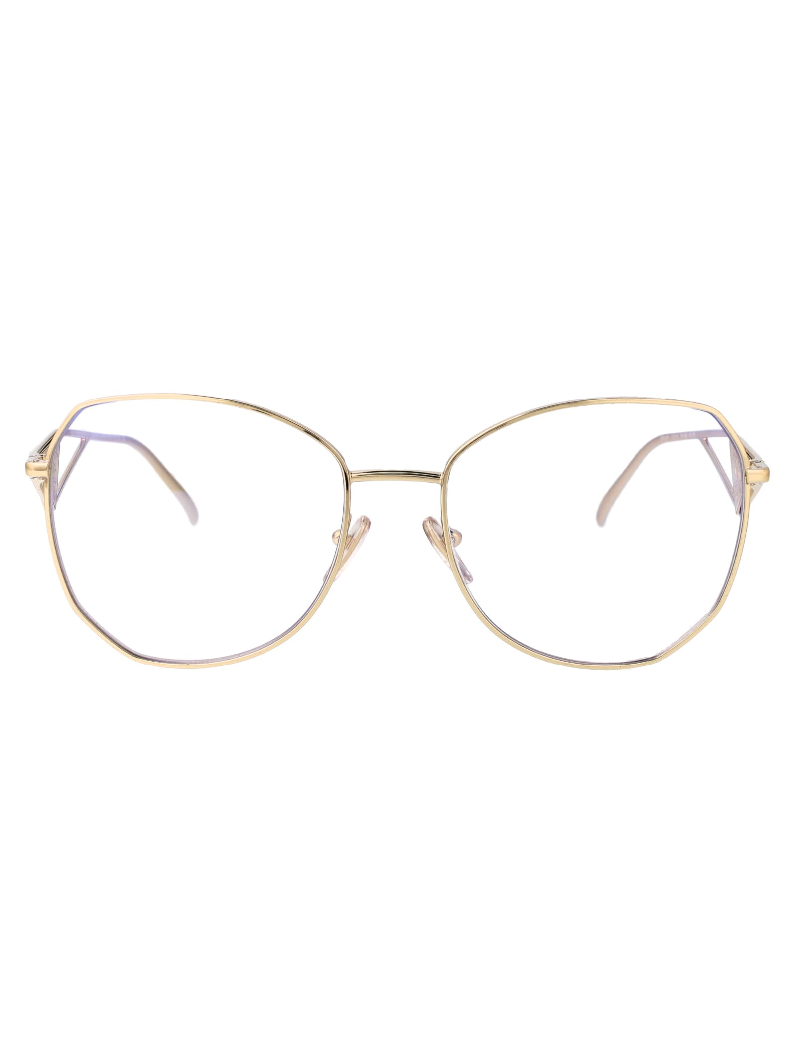 Shop Prada 0pr 57ys Sunglasses In Zvn08n Pale Gold