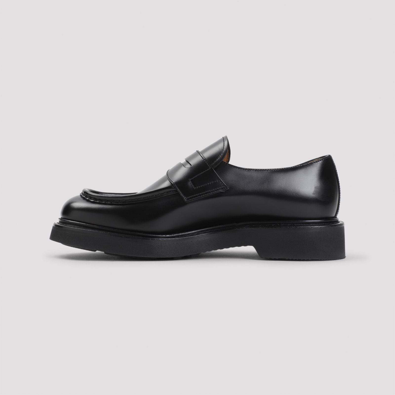 Church's Lynton Calf Leather Penny Loafers In Black