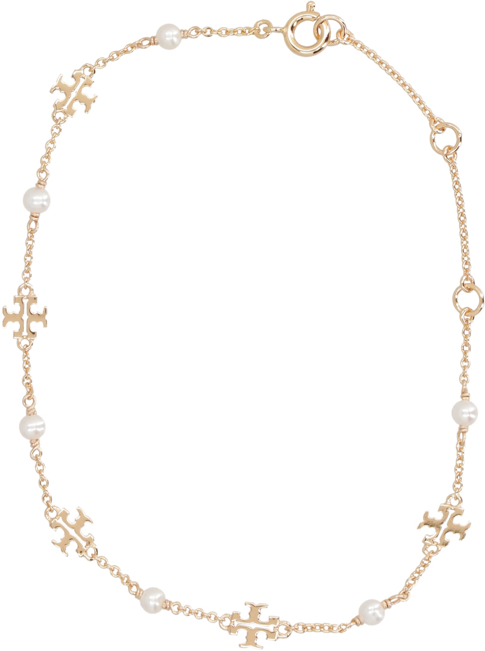 Shop Tory Burch Kira Chain Bracelet In Gold