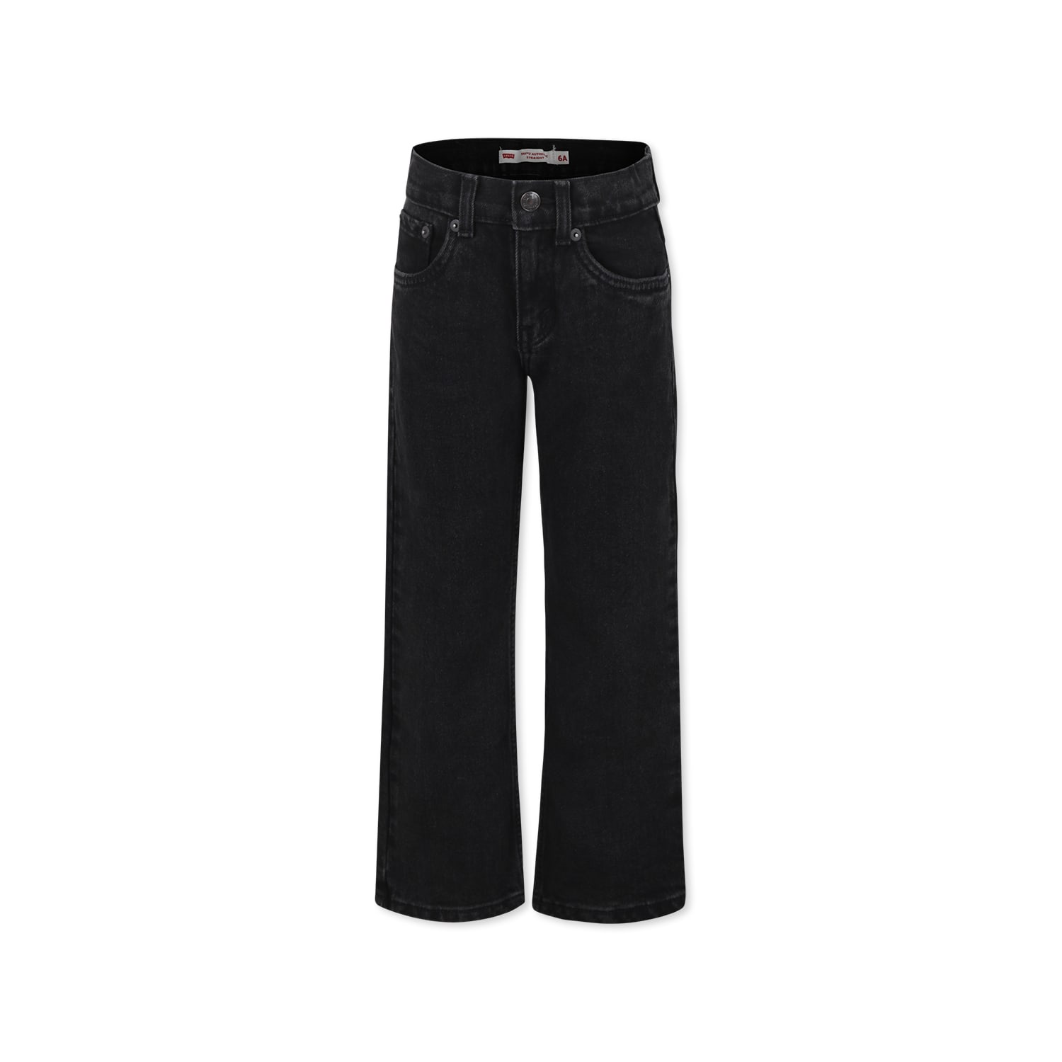 Shop Levi's Black Jeans For Boy With Logo