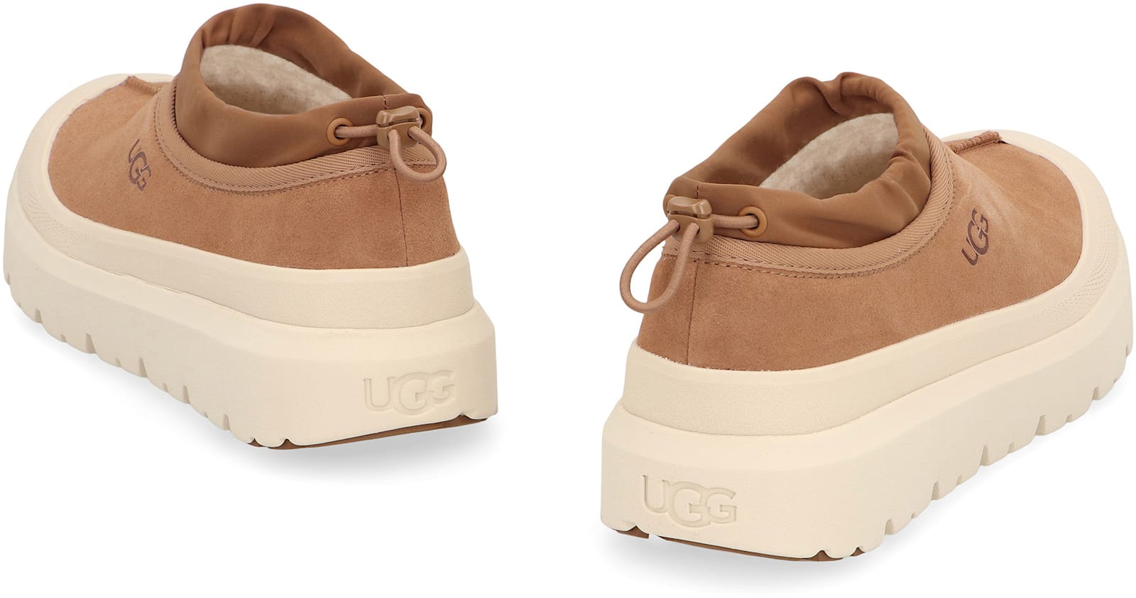 Ugg Tasman Weather Hybrid Chestnut Whitecap Slipper In Brown