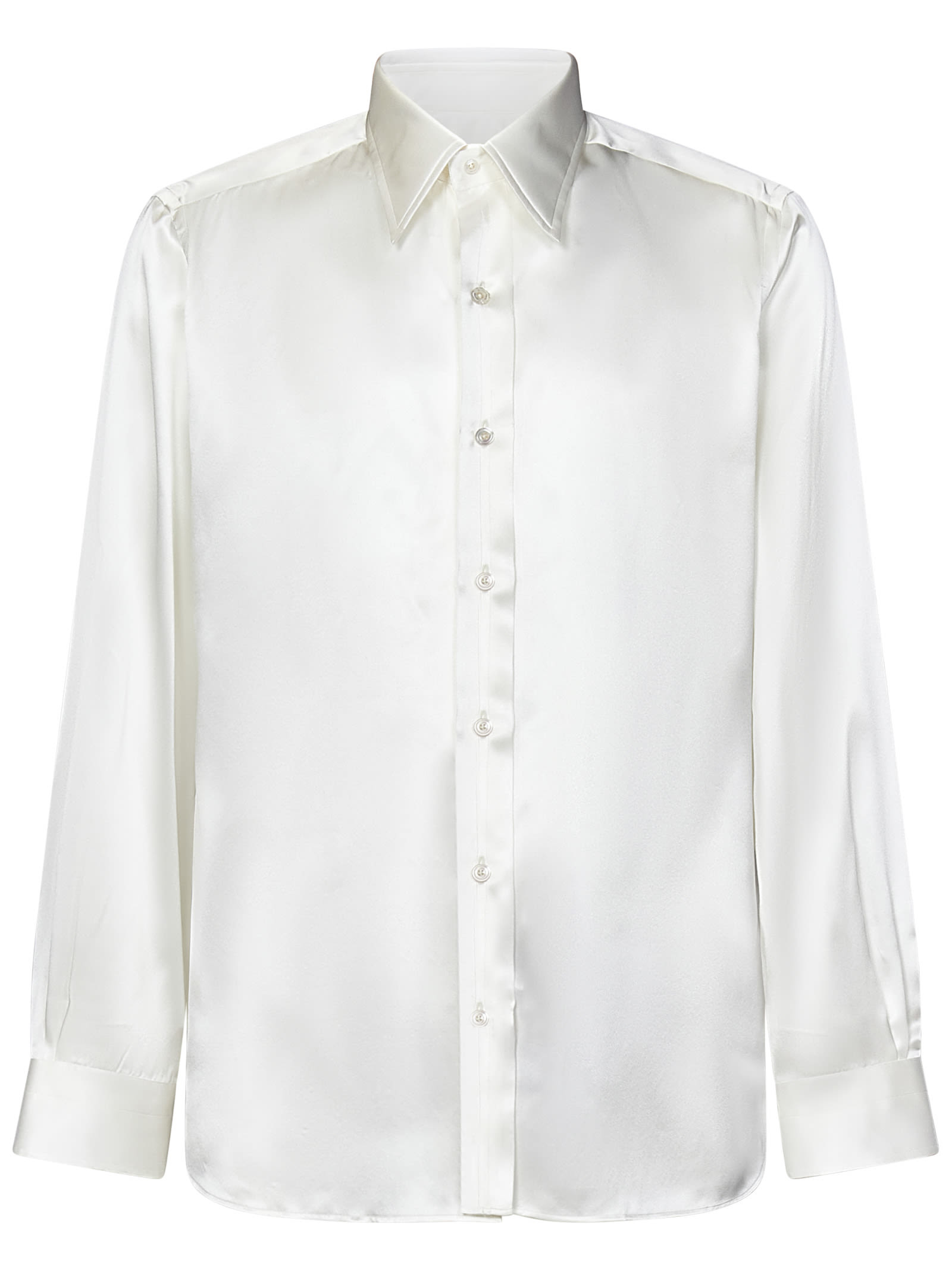Tom Ford Shirt In Silk White