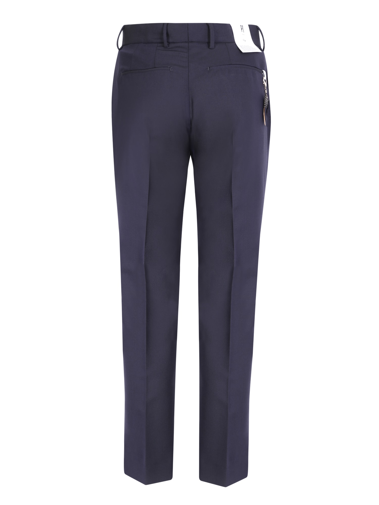 Shop Pt01 Skinny Tailored Trousers In Blue