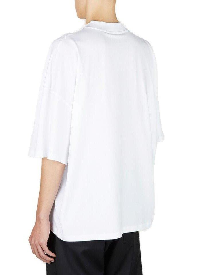 Shop Jil Sander Short-sleeved Crewneck T-shirt