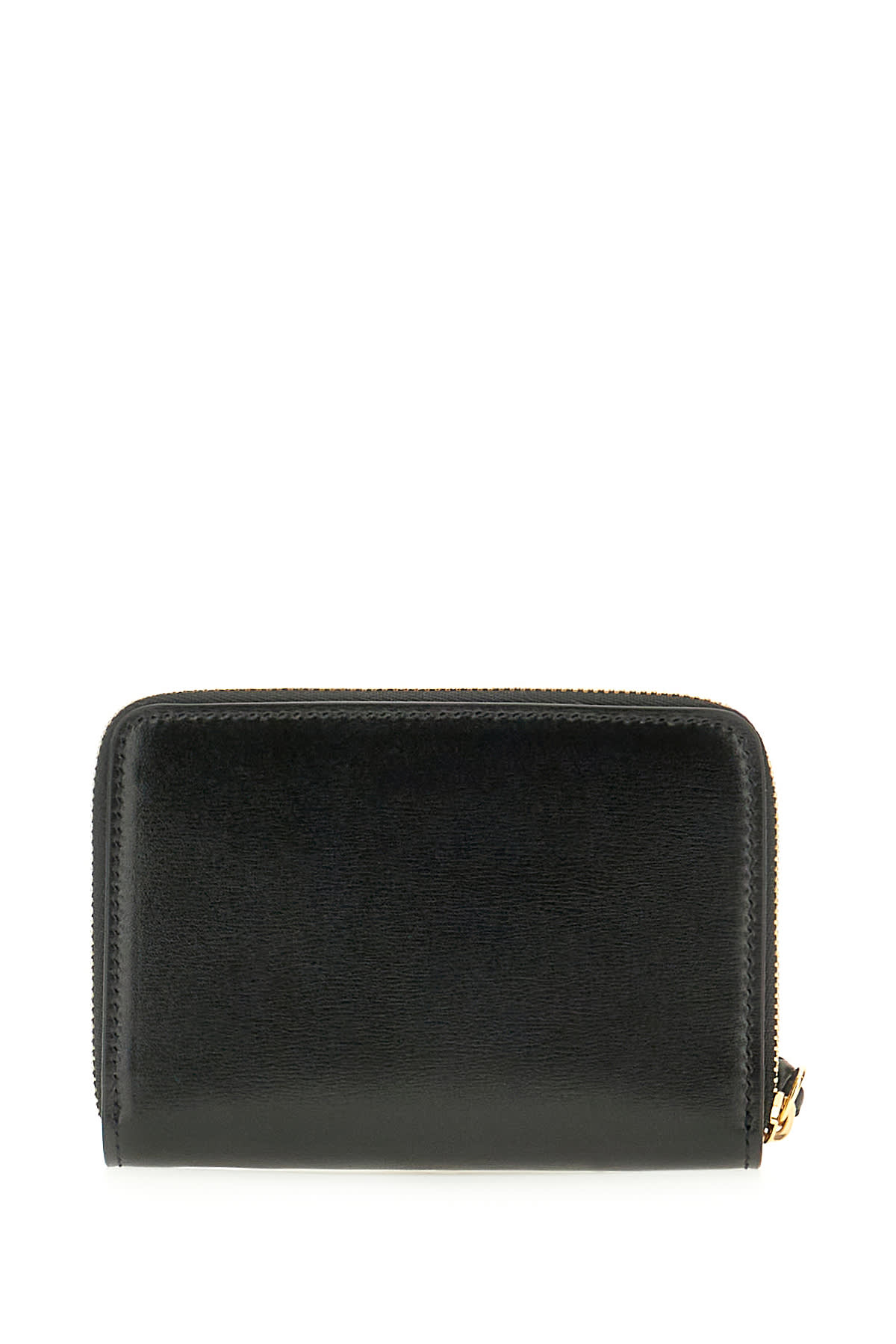 Shop Jil Sander Black Leather Giro Wallet In 001