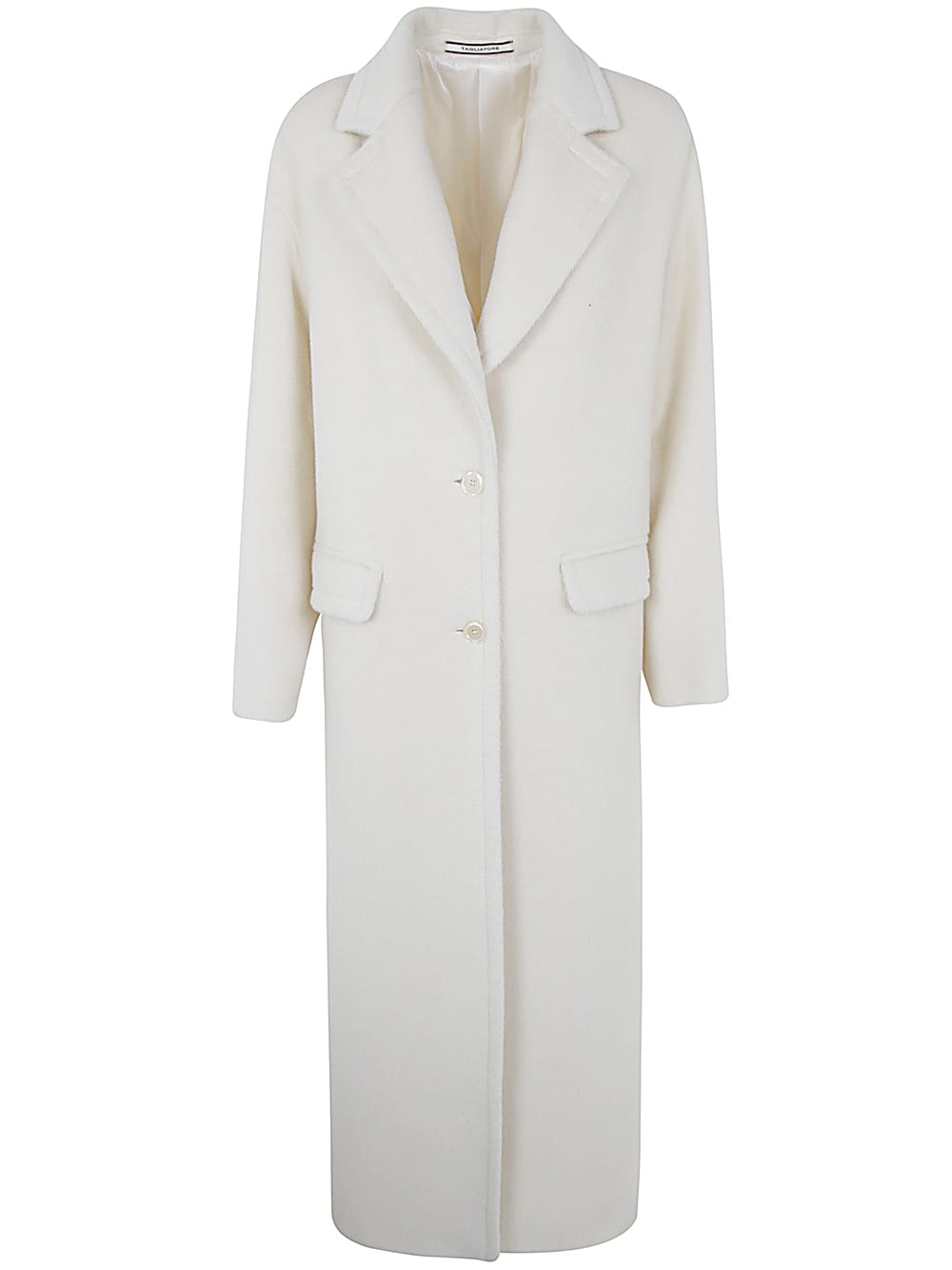 Shop Tagliatore Carine Woman Coat In White