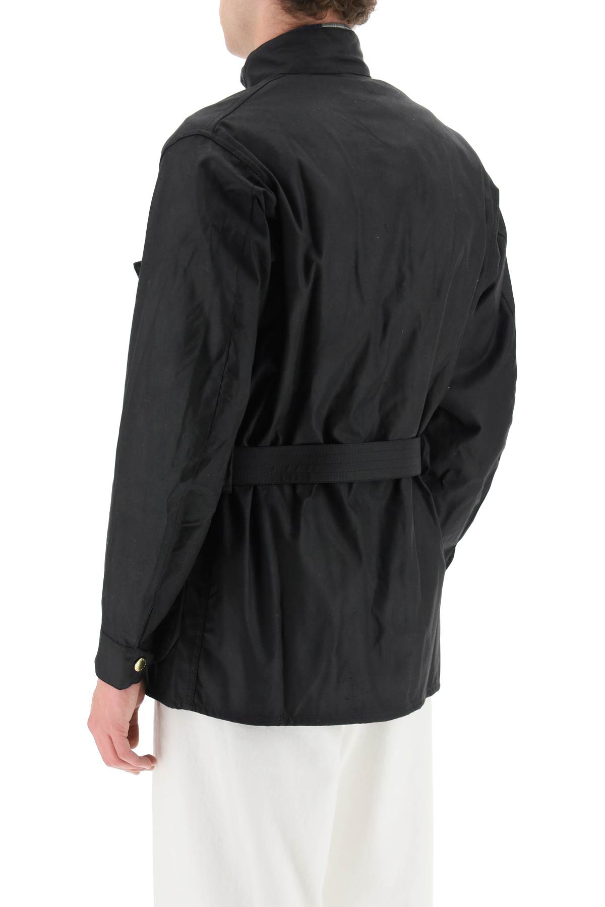 Shop Barbour International Original Wax Jacket In Black