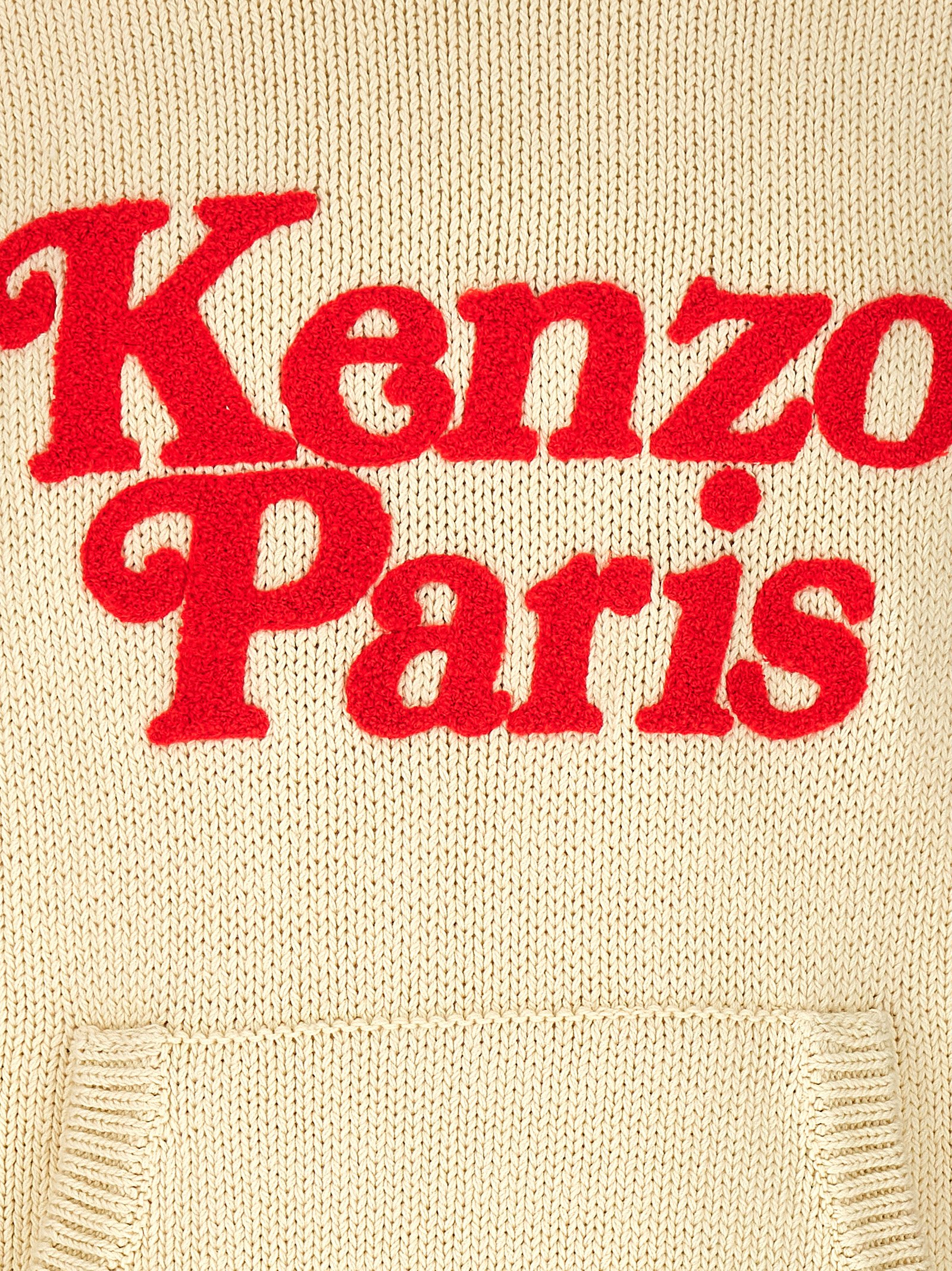 Shop Kenzo By Verdy Hooded Sweater In White