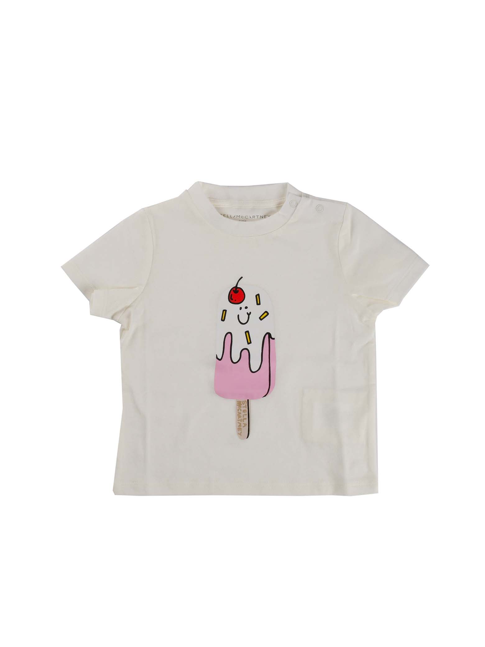 Stella McCartney Kids Short-sleeve Tshirt With Ice Cream Print