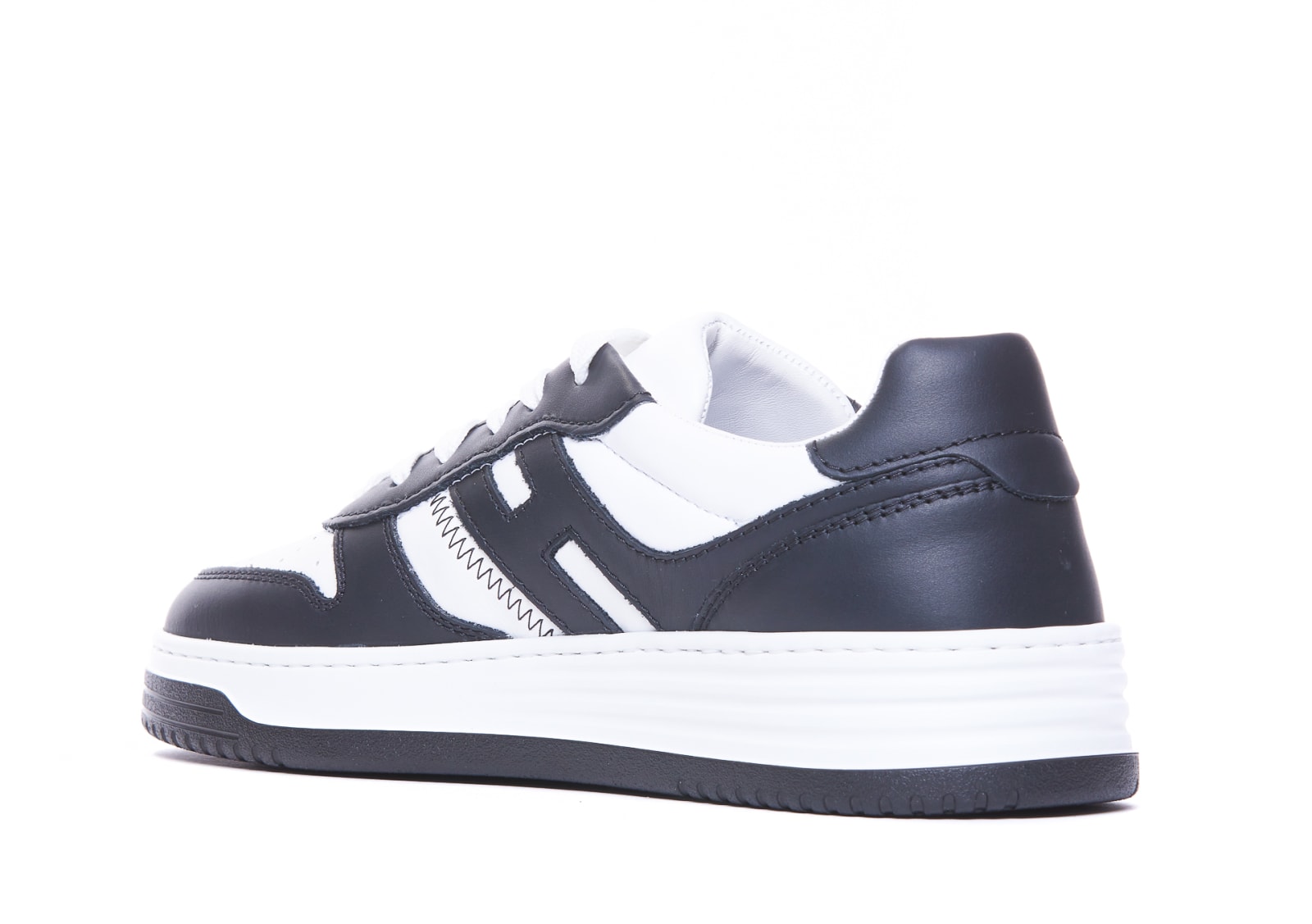 Shop Hogan H630 Sneakers In Black