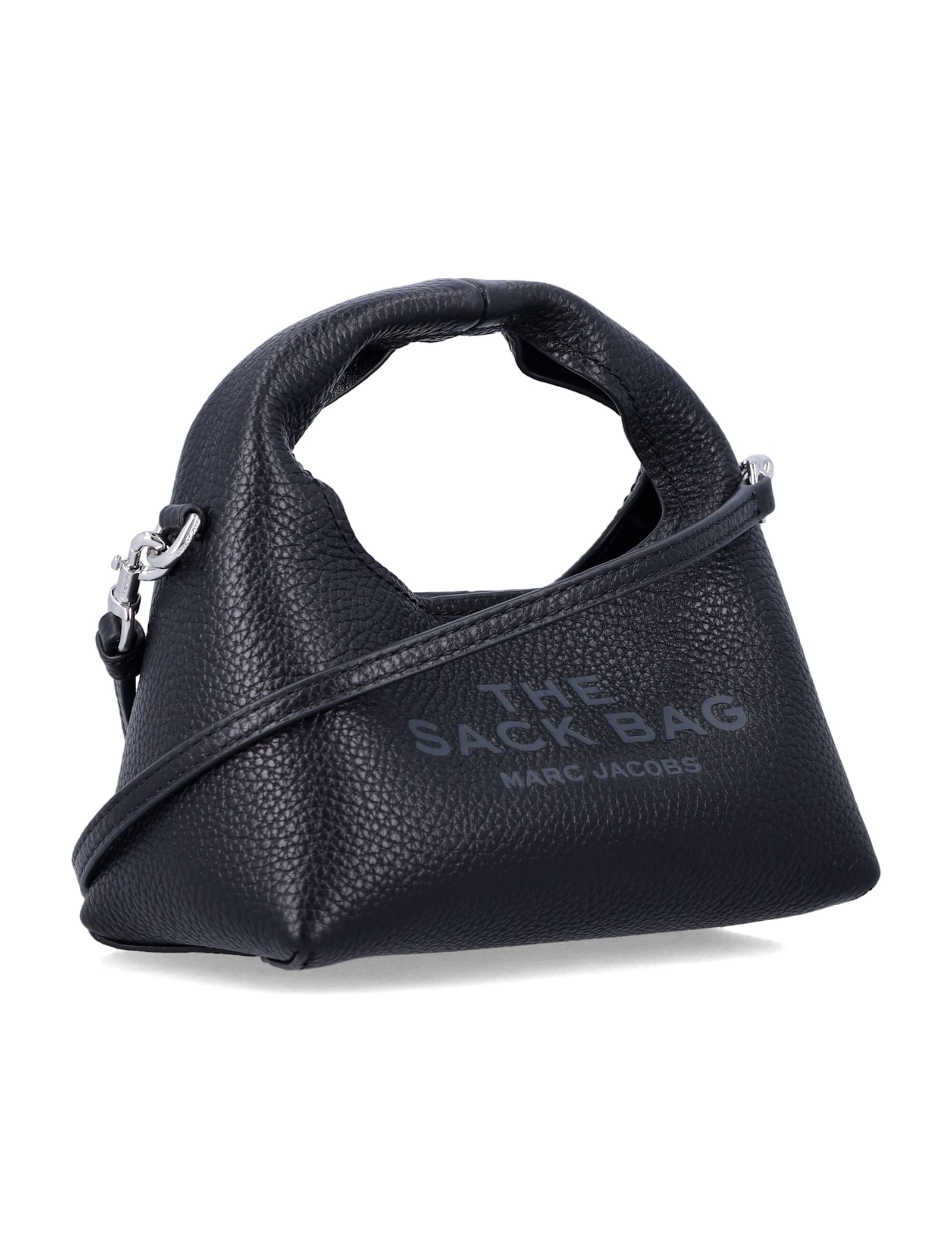 Marc Jacobs The Micro Crossbody Sack Bag In Full-grain Leatherdescription In Brown