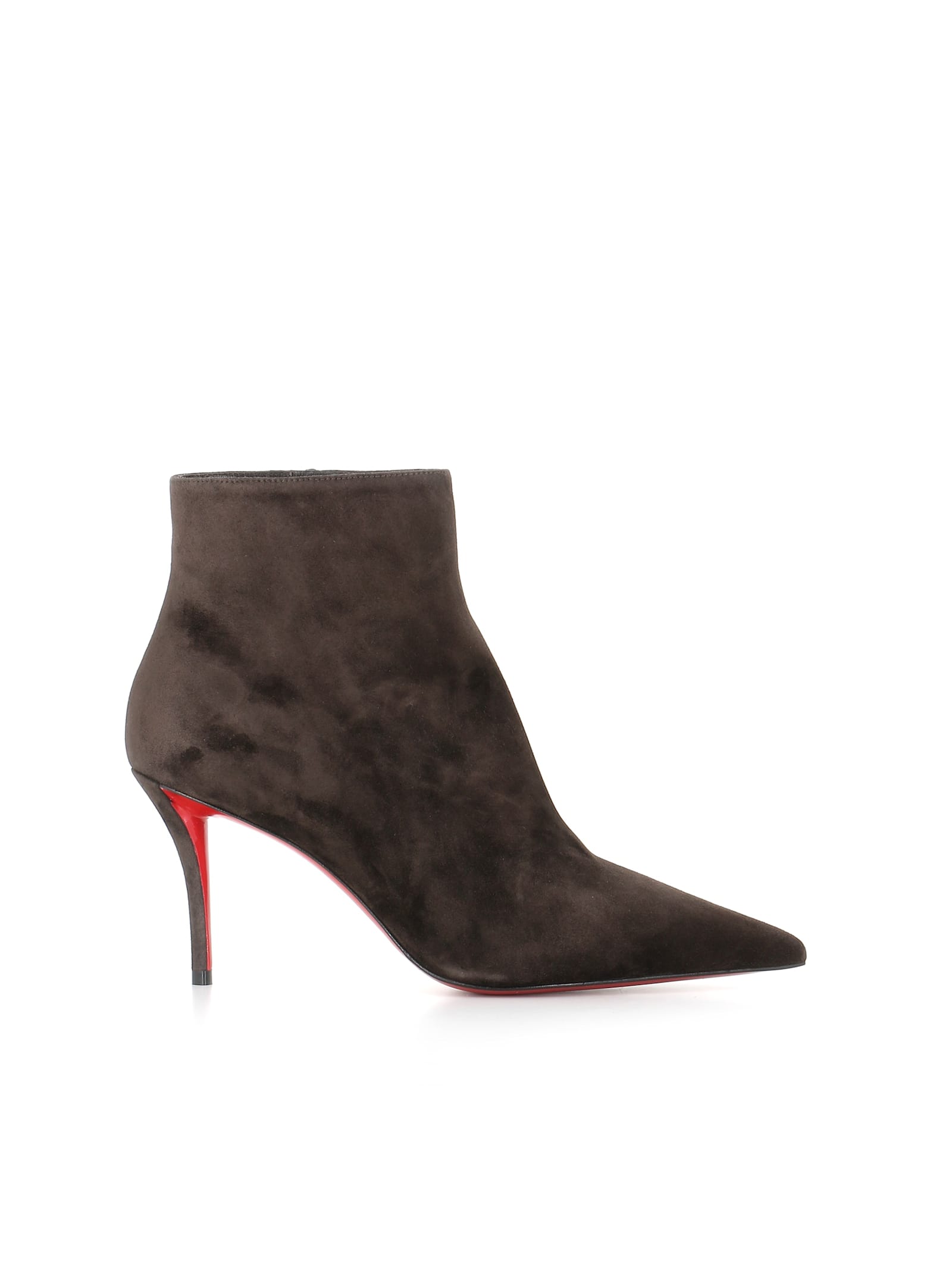 Christian Louboutin Ankle Boot Miss Z Booty 80 In Brown