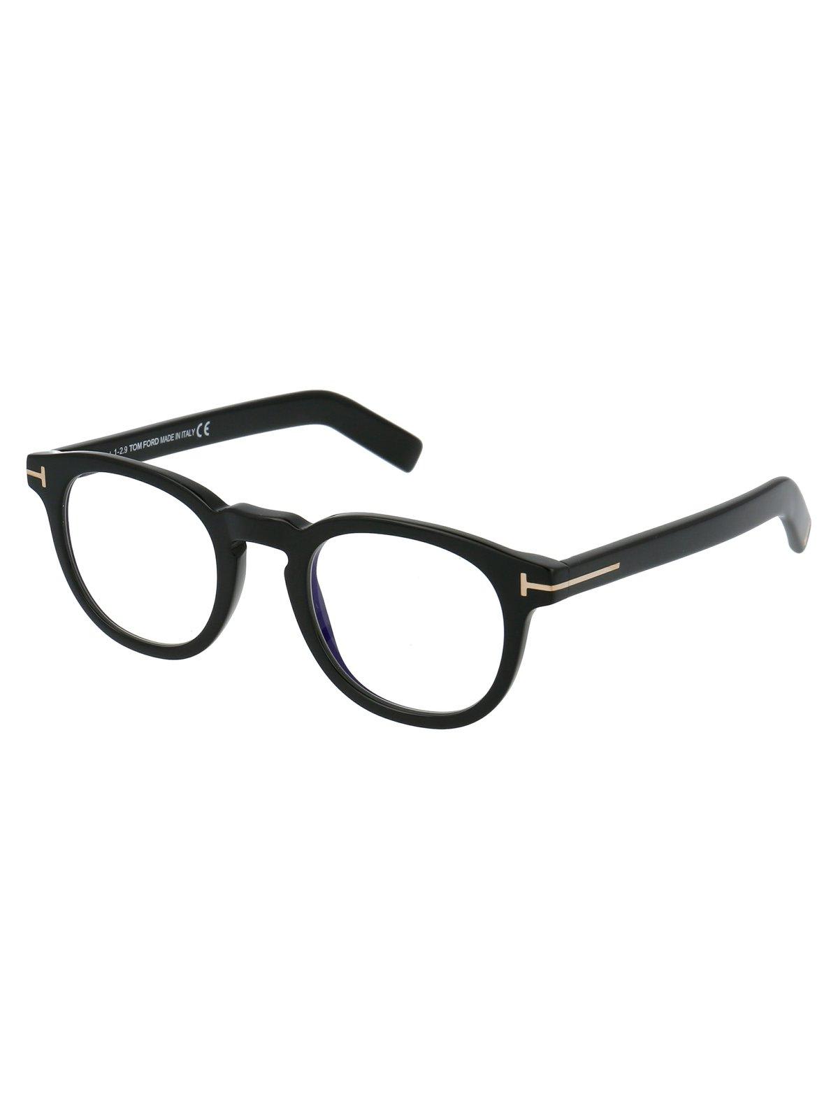 Shop Tom Ford Round-frame Glasses In 001