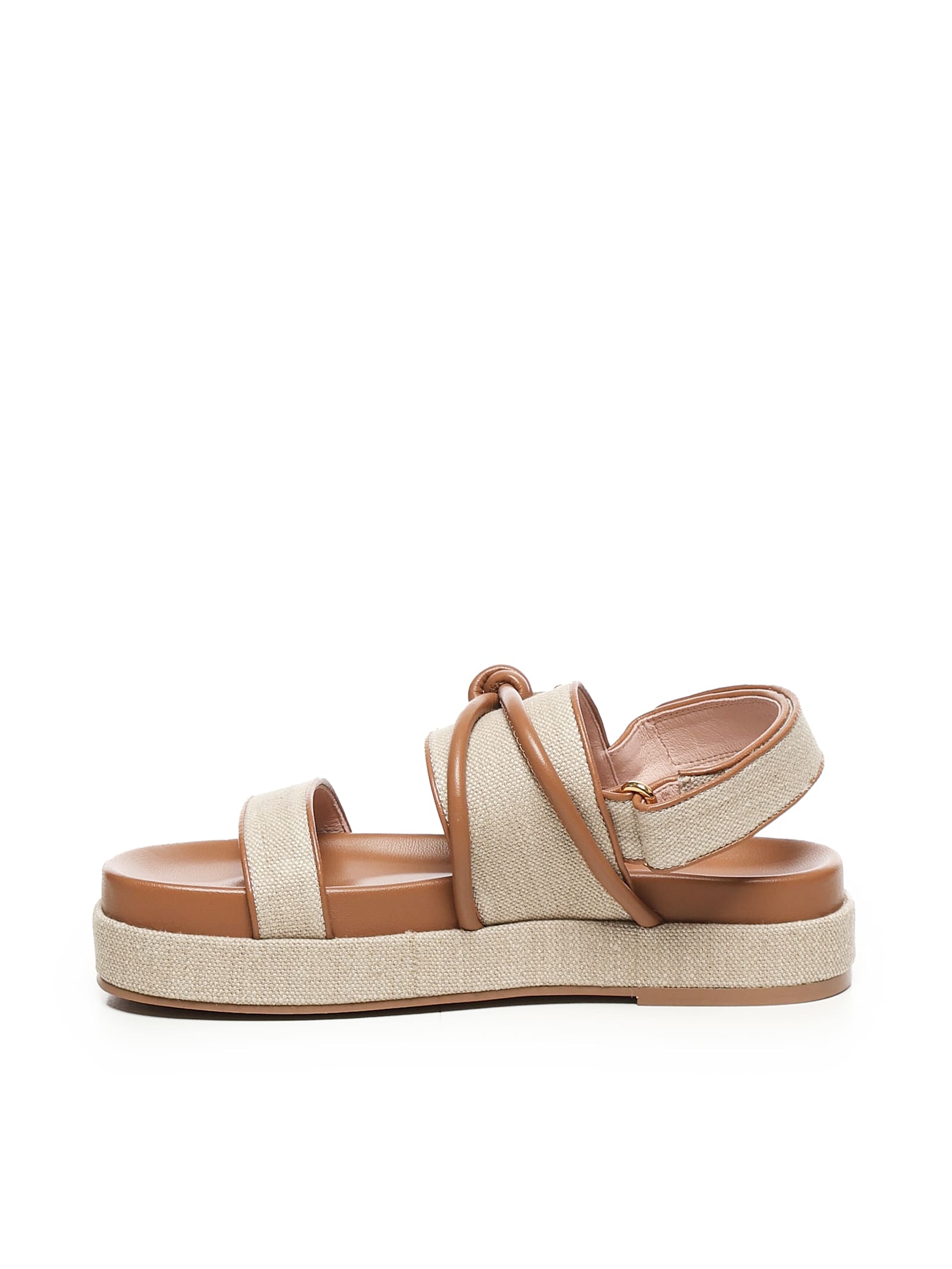 Coccinelle Carmy Canvas Platform Sandals