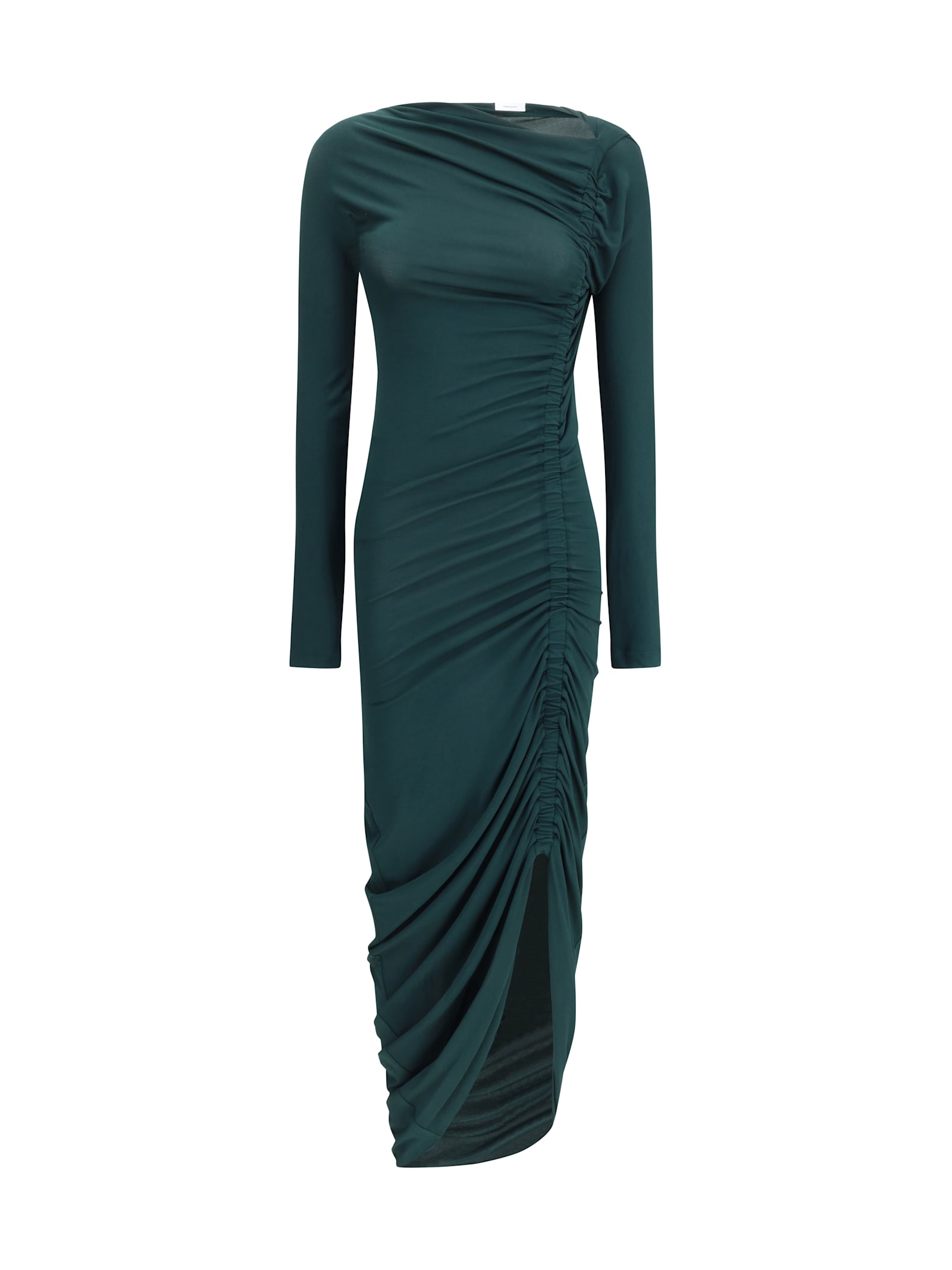 Draped Midi Dress