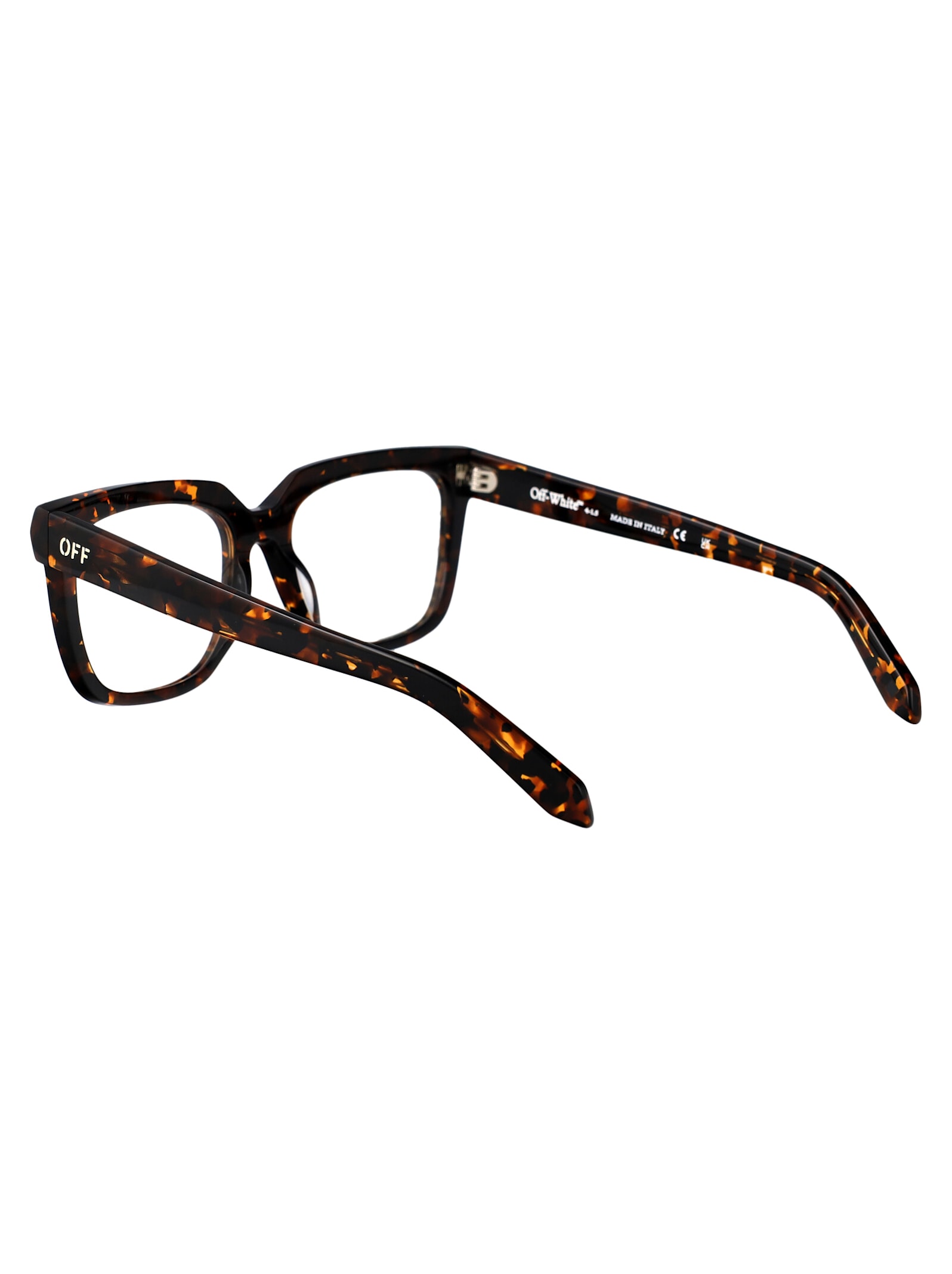 Off-white Optical Style 37 Cat-eye Glasses In Havana