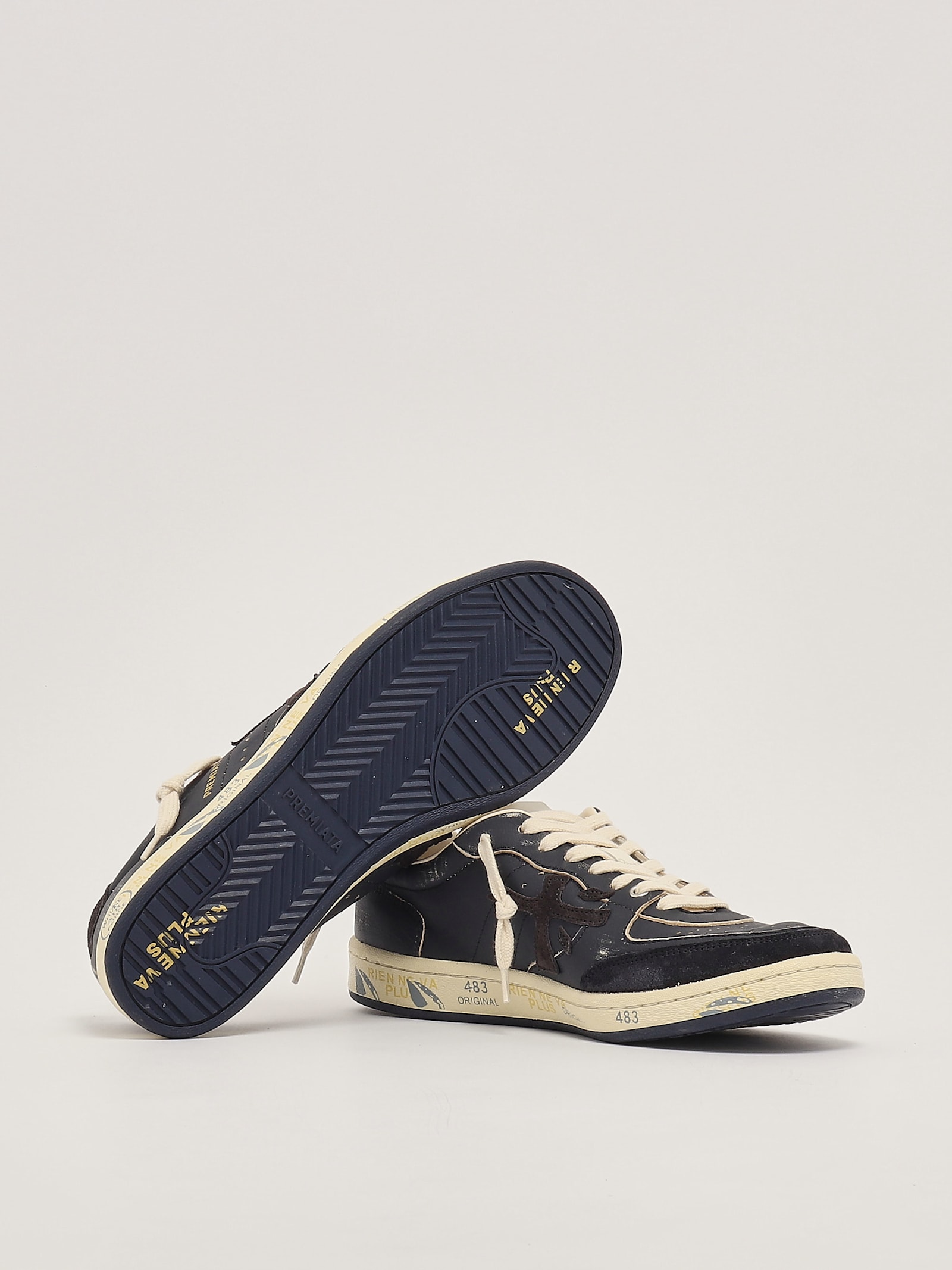 Shop Premiata Sneakers Sneaker In Navy