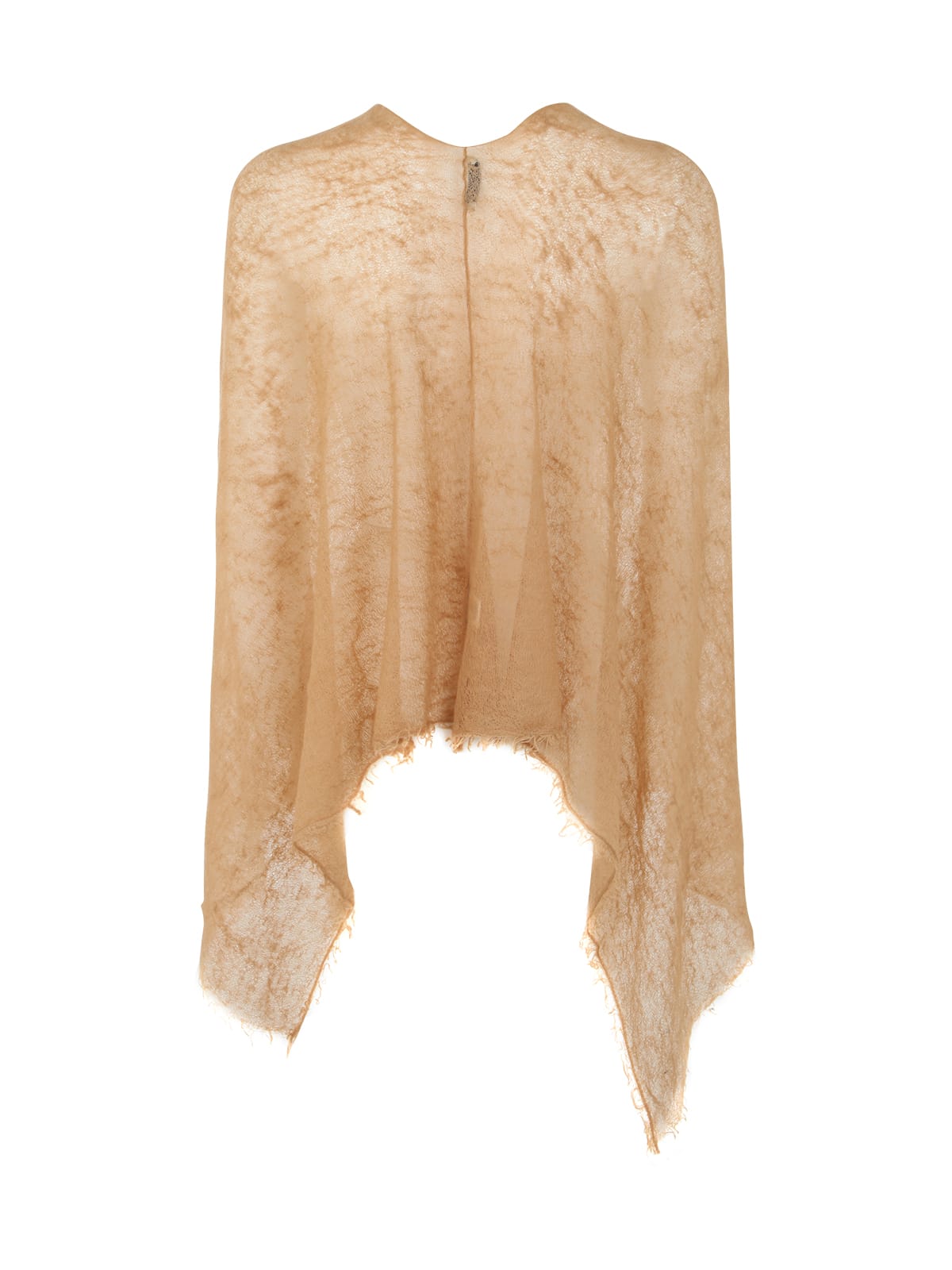 Shop Mirror In The Sky Semi Felted Poncho In Primer