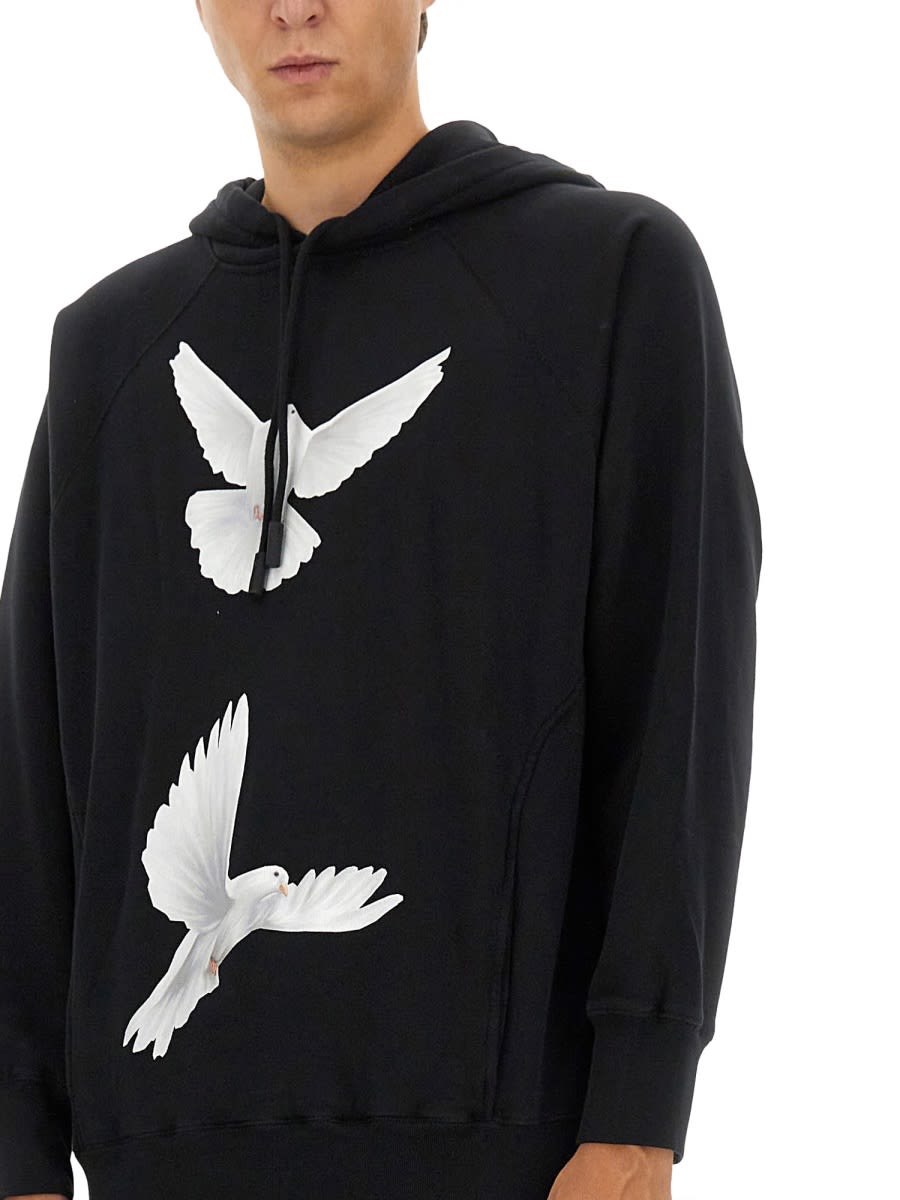 Shop 3paradis Freedom Sweatshirt In Black