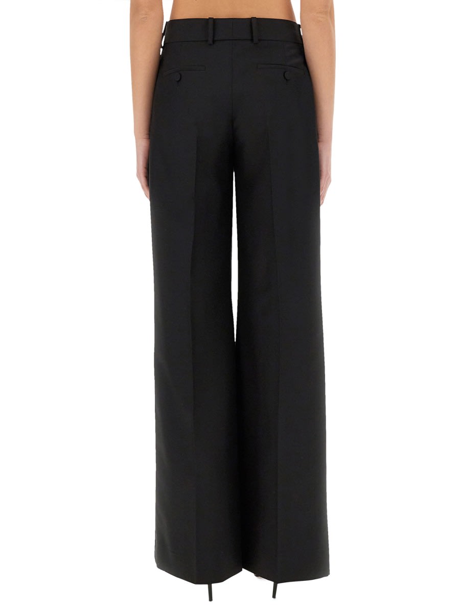 Alexander Mcqueen Pants With Side Stripes In Black