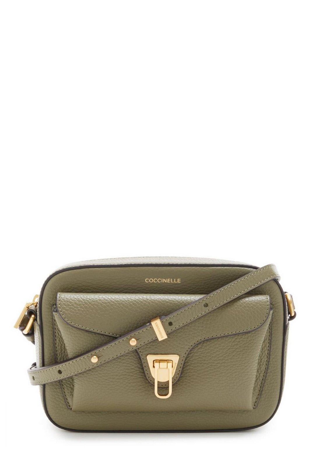 Shop Coccinelle Beat Soft Small Crossbody Bag In Laurel Green