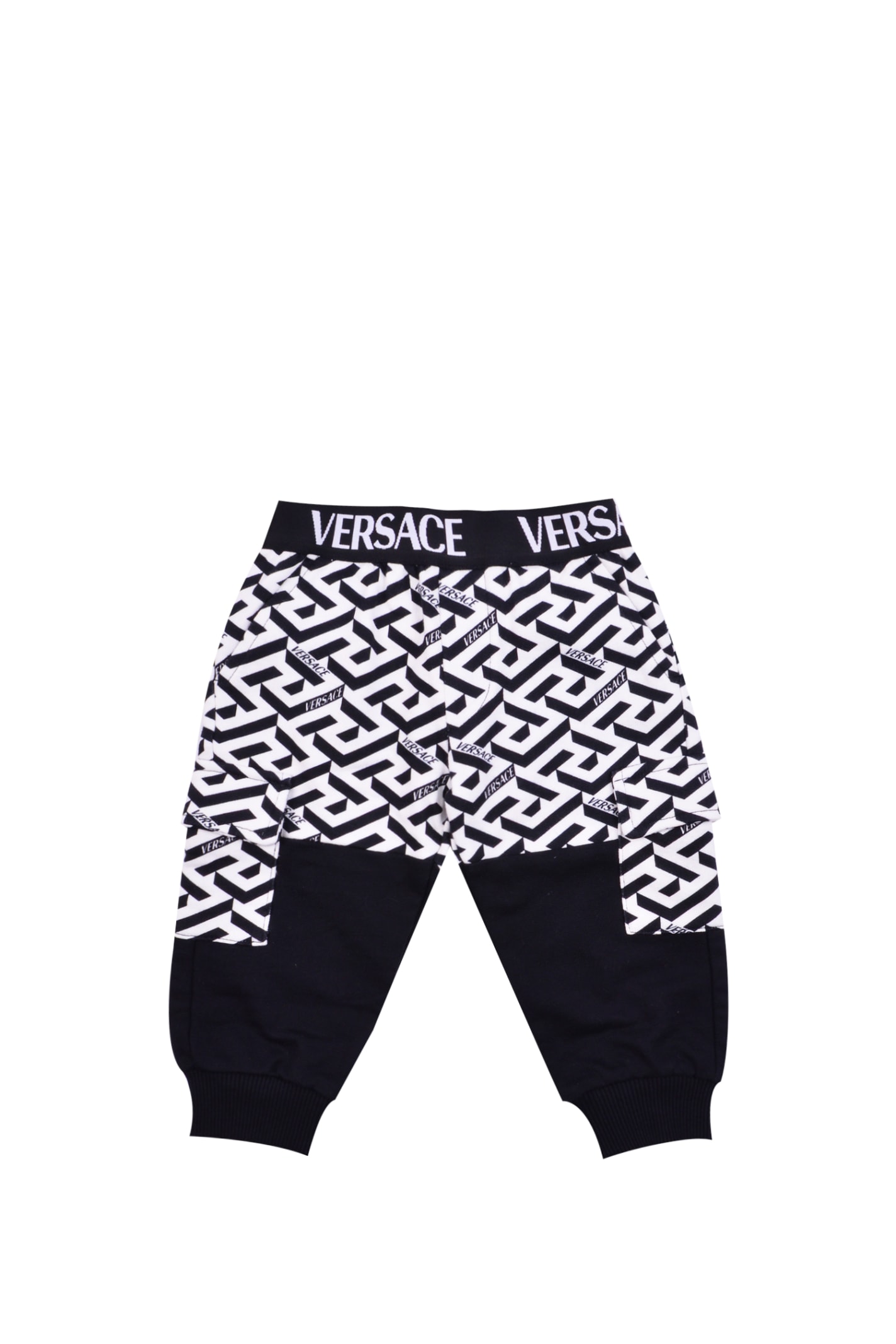 Versace Cotton Pants With Print