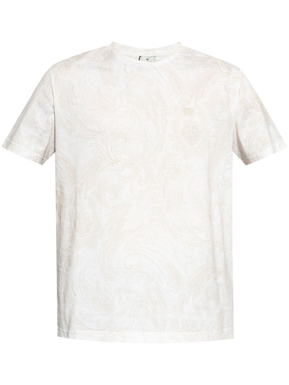 Shop Etro T-shirt In Bianco