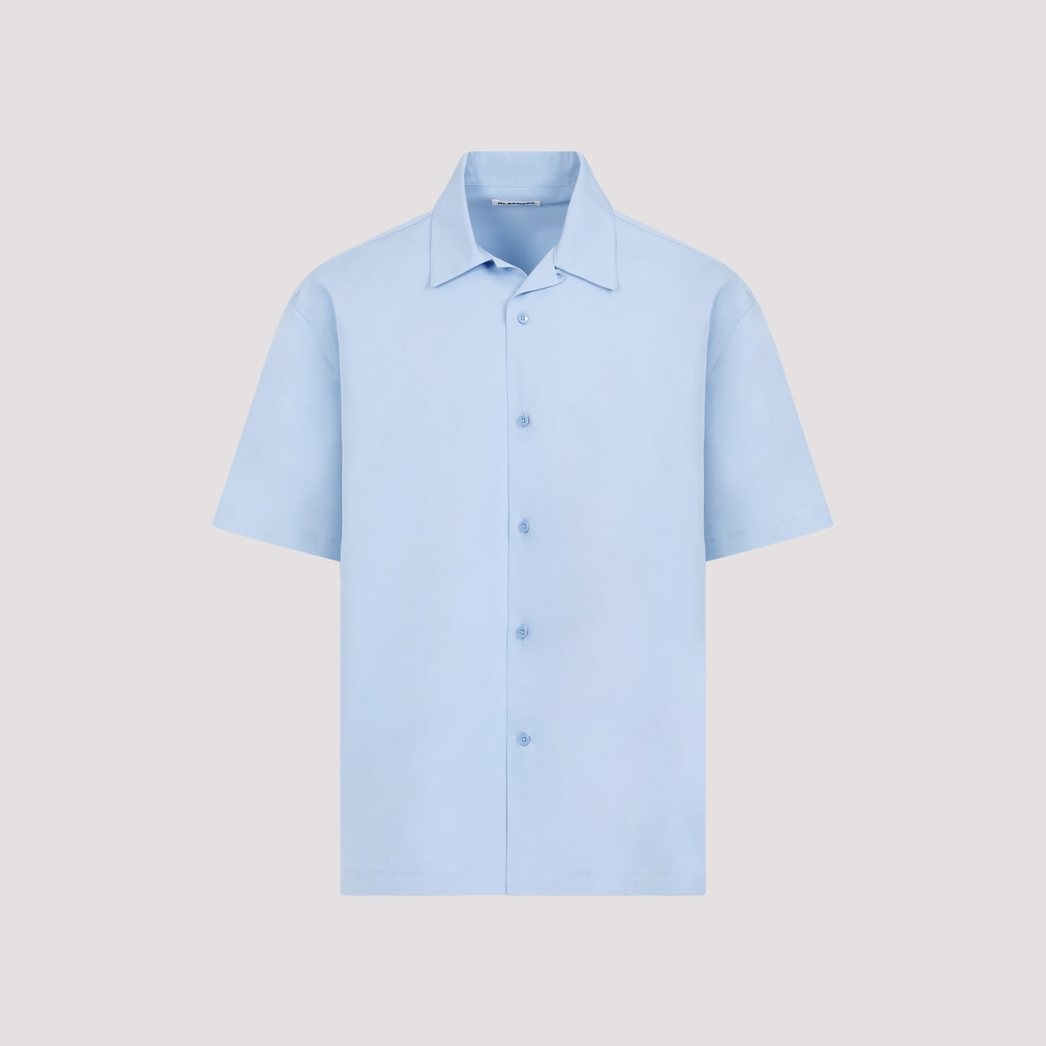 Shop Jil Sander Cotton Shirt In Pastel Violet