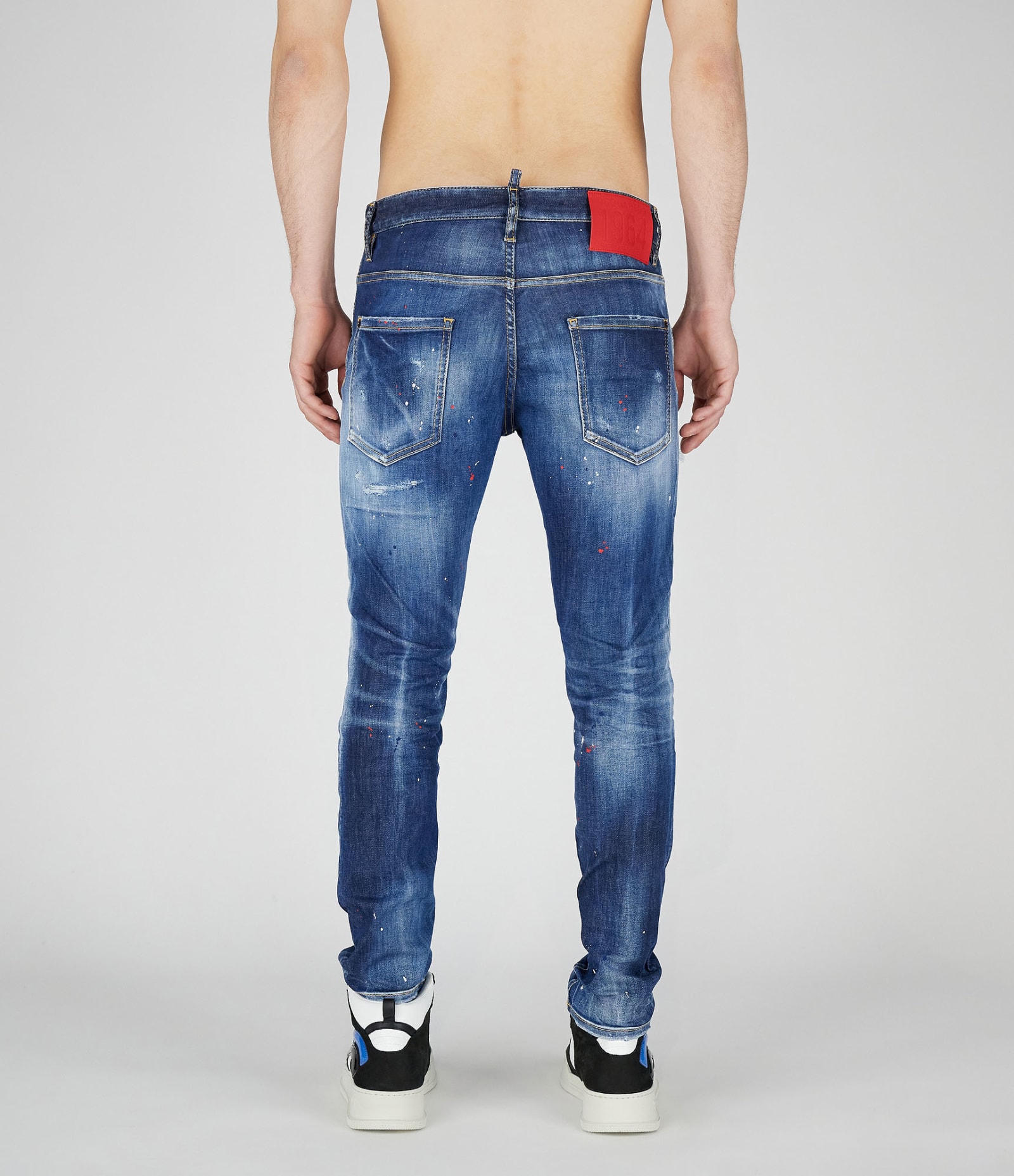 Shop Dsquared2 5 Pockets In Blue Navy