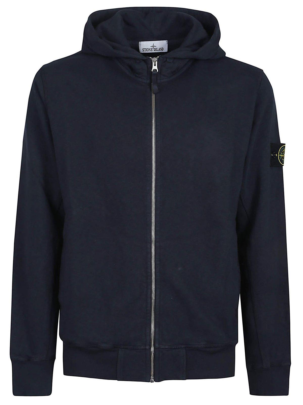Stone Island Zip-up Hooded Jacket