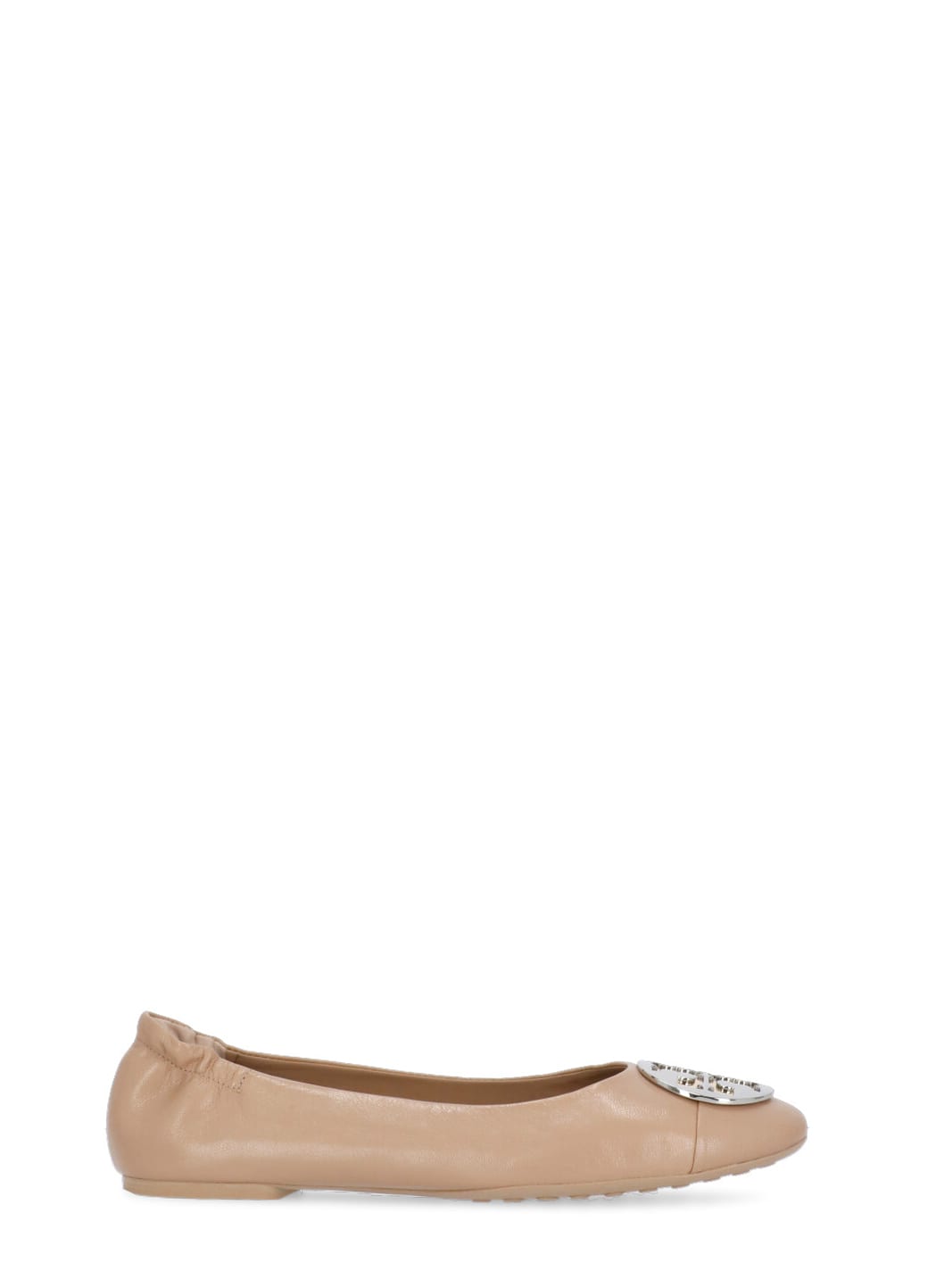 Shop Tory Burch Claire Ballet Flats In Pink