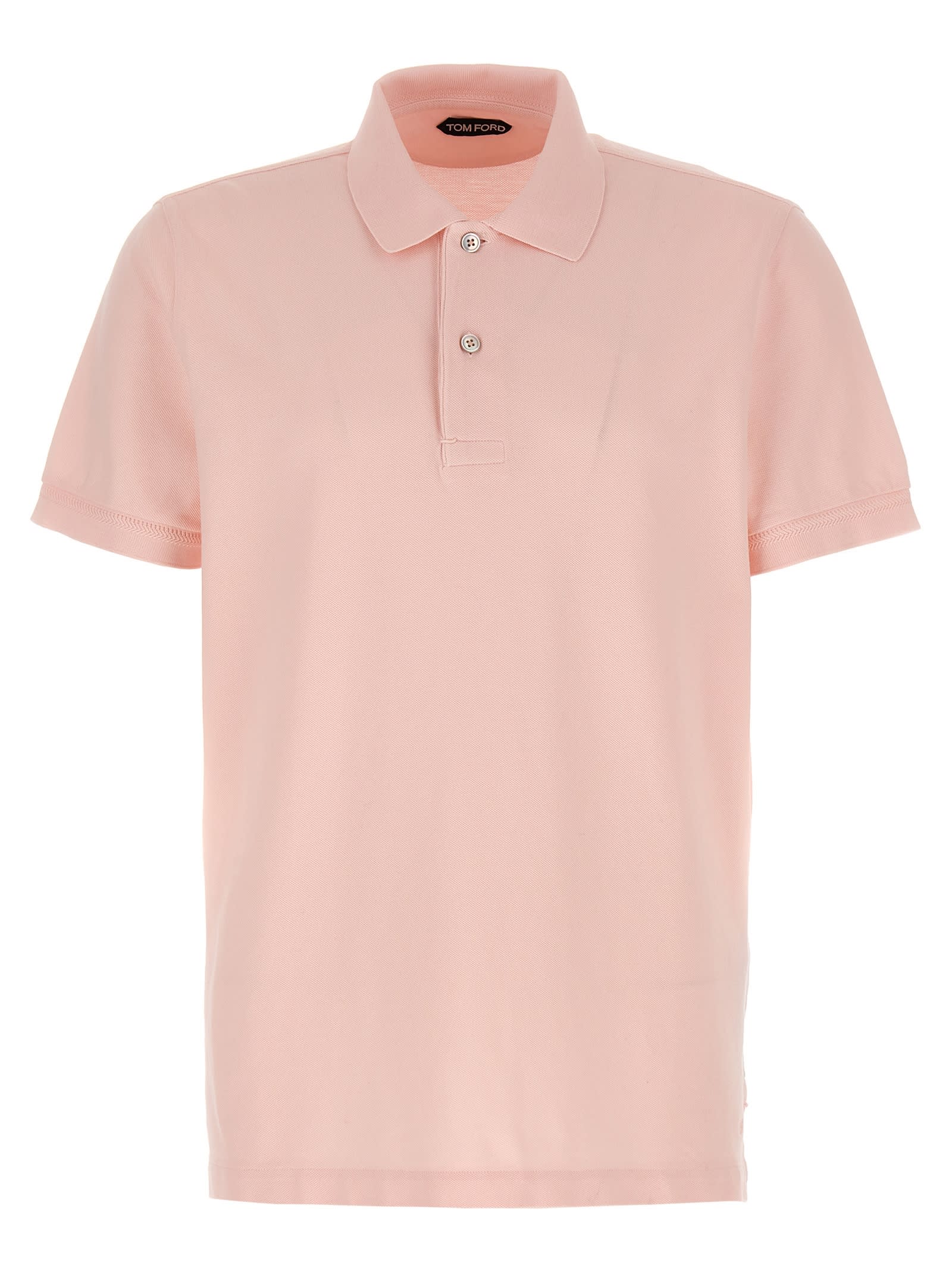 Shop Tom Ford Tennis Polo Shirt In Pink