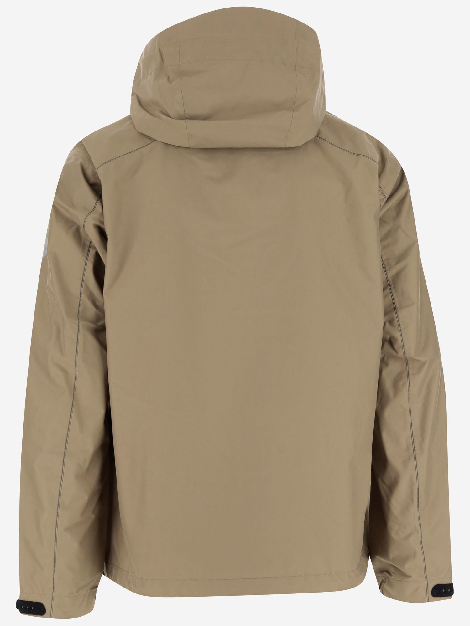 Shop And Wander Nylon Jacket With Logo In Beige